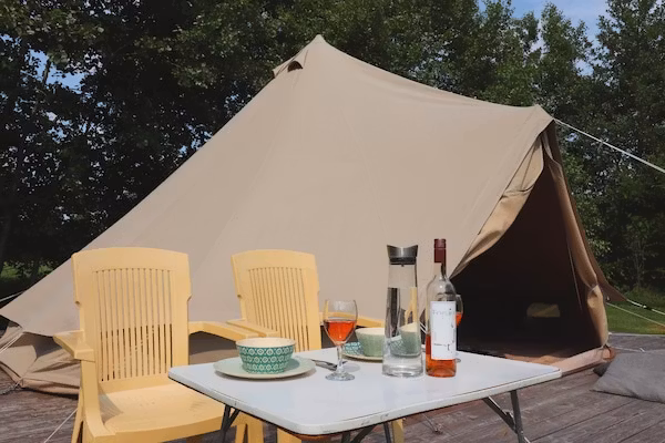 Glamour tent 'Kreas'" in Twijzel - Foto 1 van 41