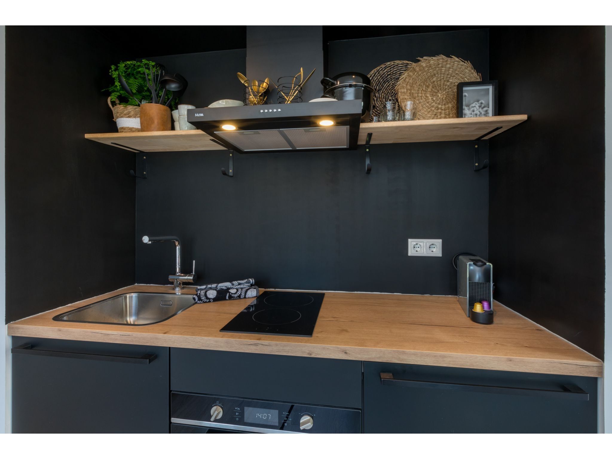 De keuken van Piet Mondriaanstraat 6a in Domburg