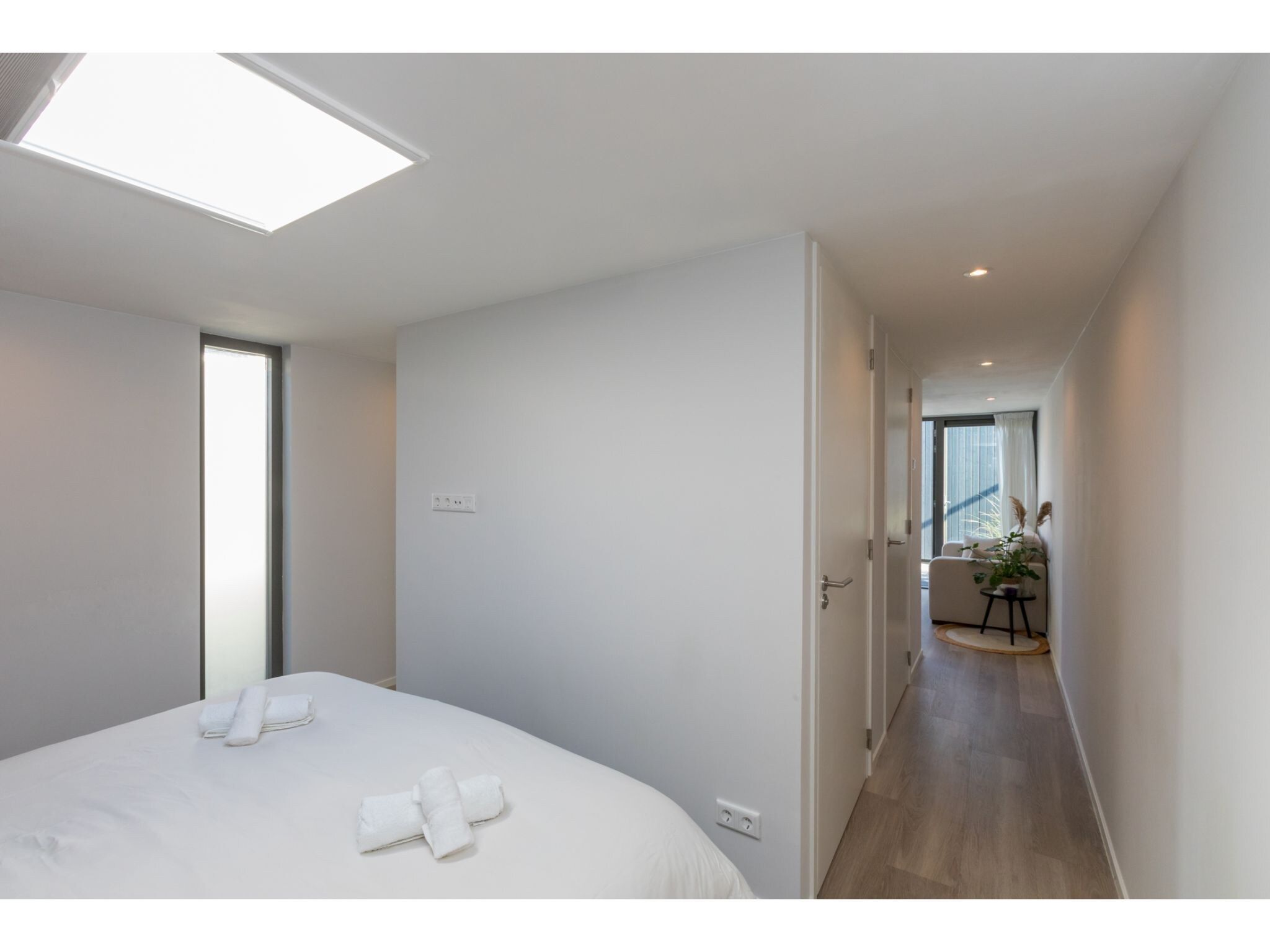 Een slaapkamer van Piet Mondriaanstraat 6a in Domburg