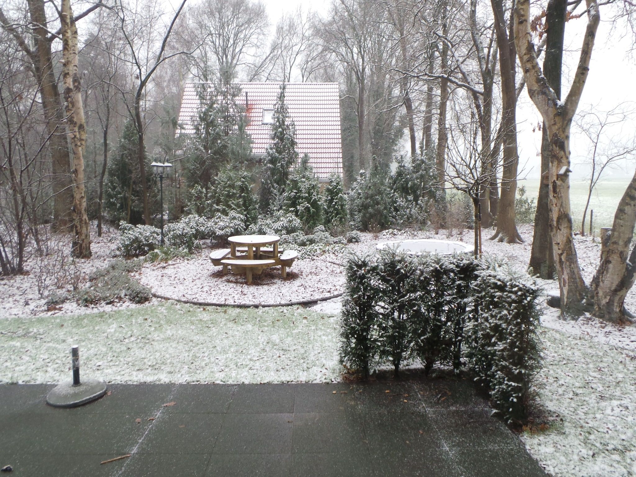 De tuin van Buitenplaats Berg en Bos nummer 15 in Lemele