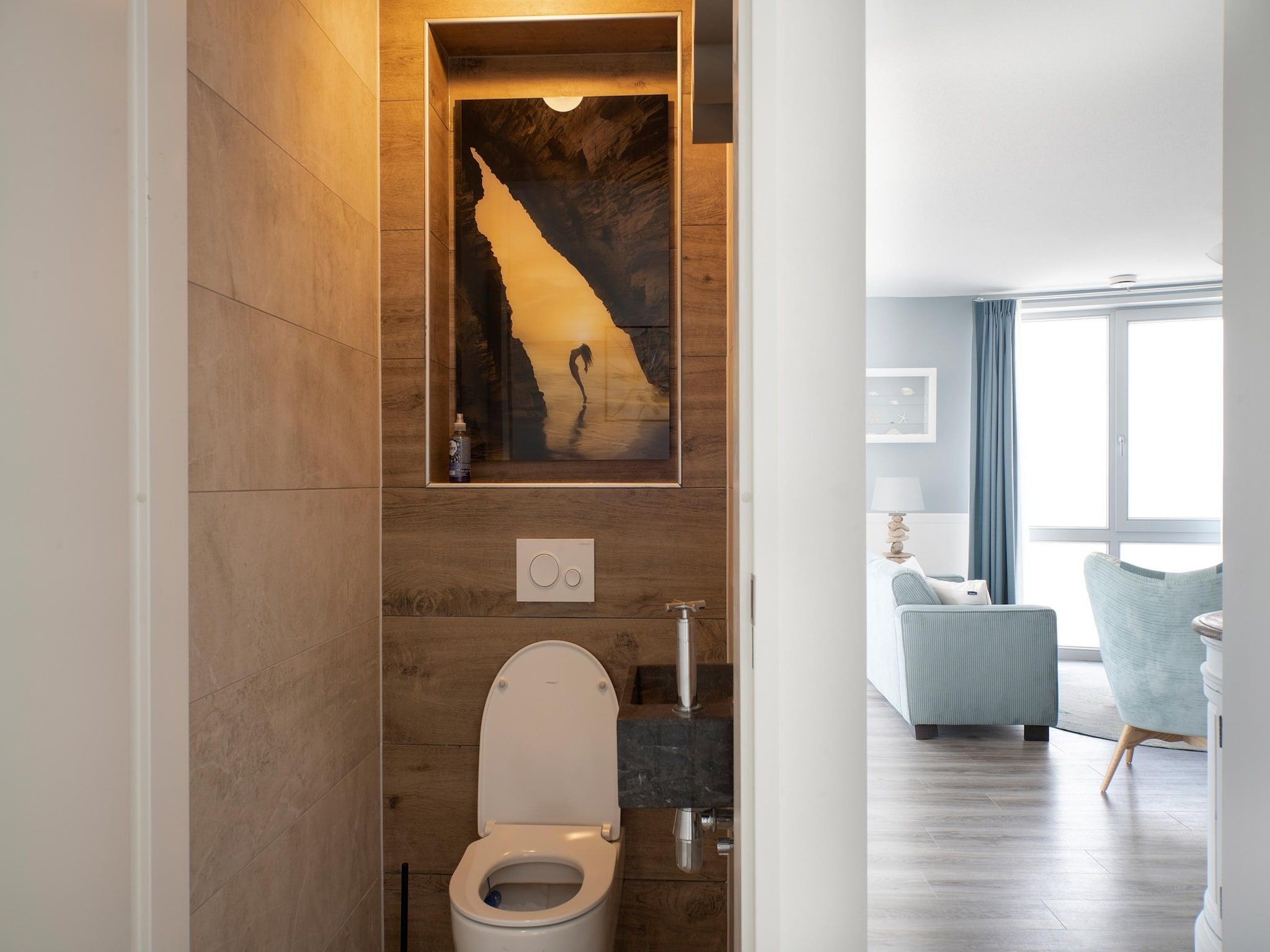 De badkamer van Casa Anna in Scherpenisse