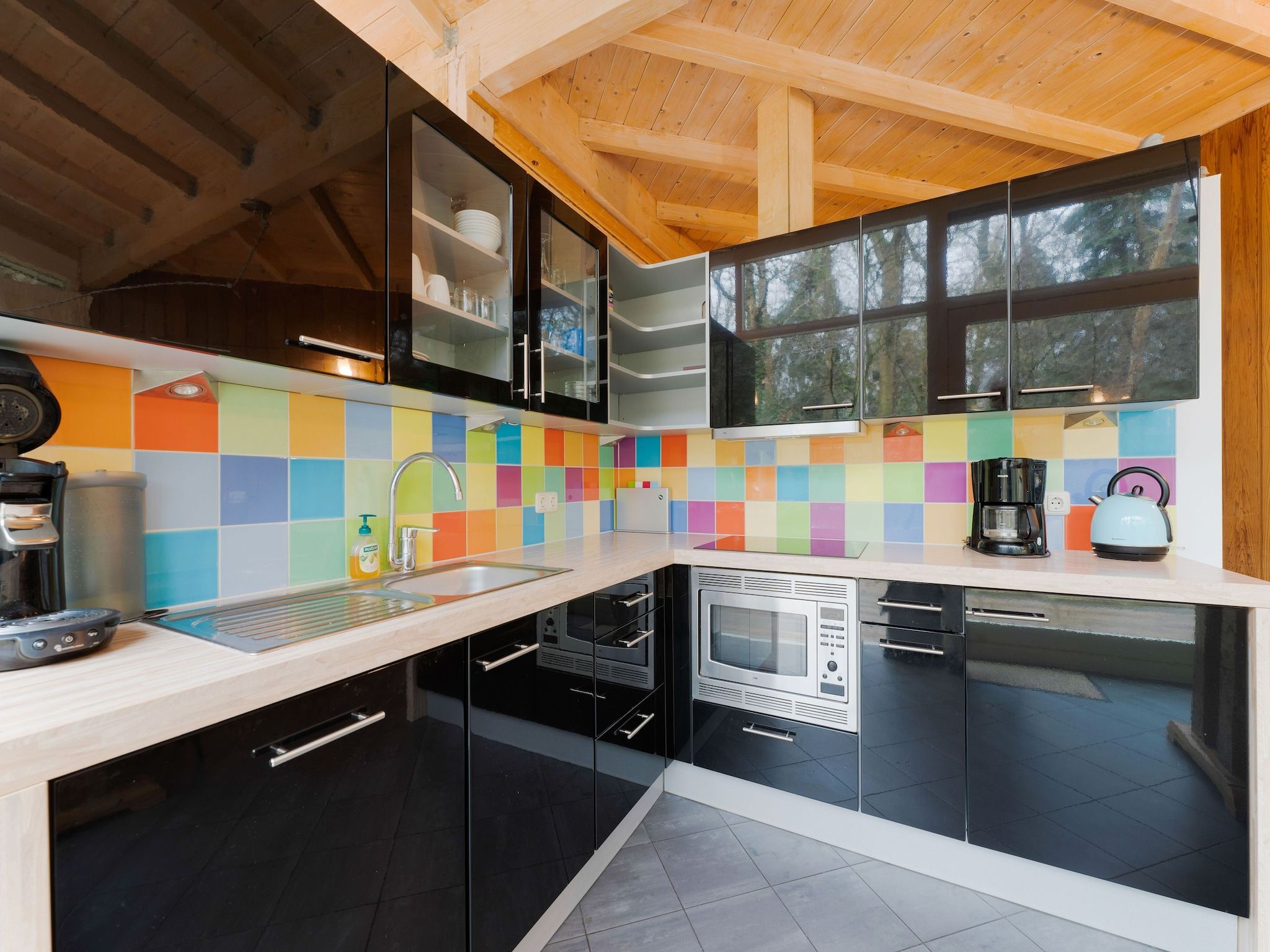 De keuken van Boshuis De Klim in Norg