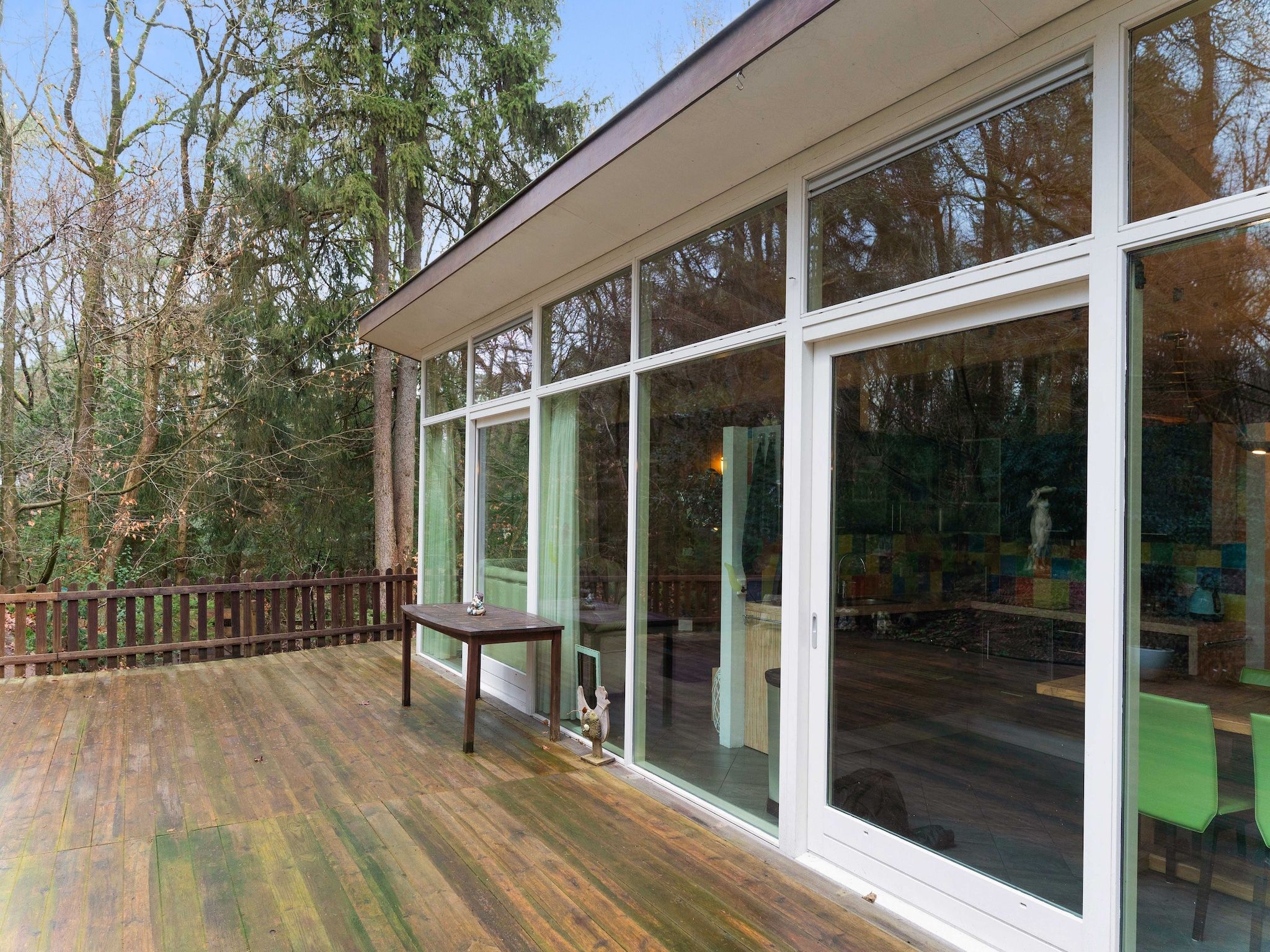 Het terras van Boshuis De Klim in Norg