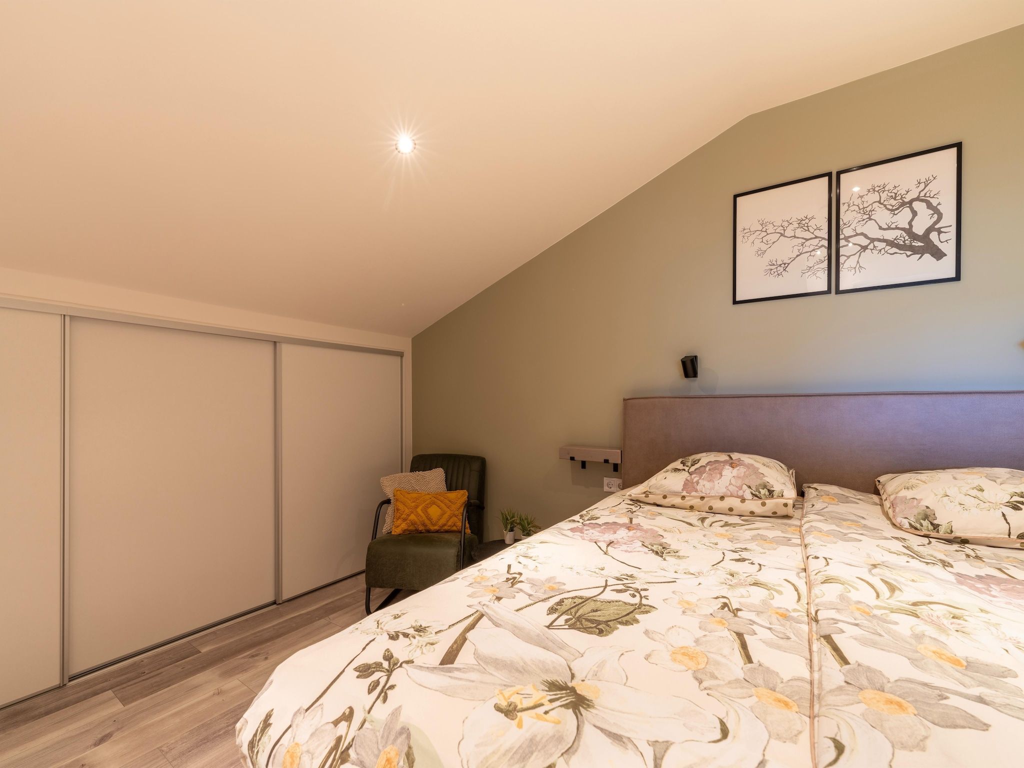 Een slaapkamer van Erve Nijhuis in Eibergen