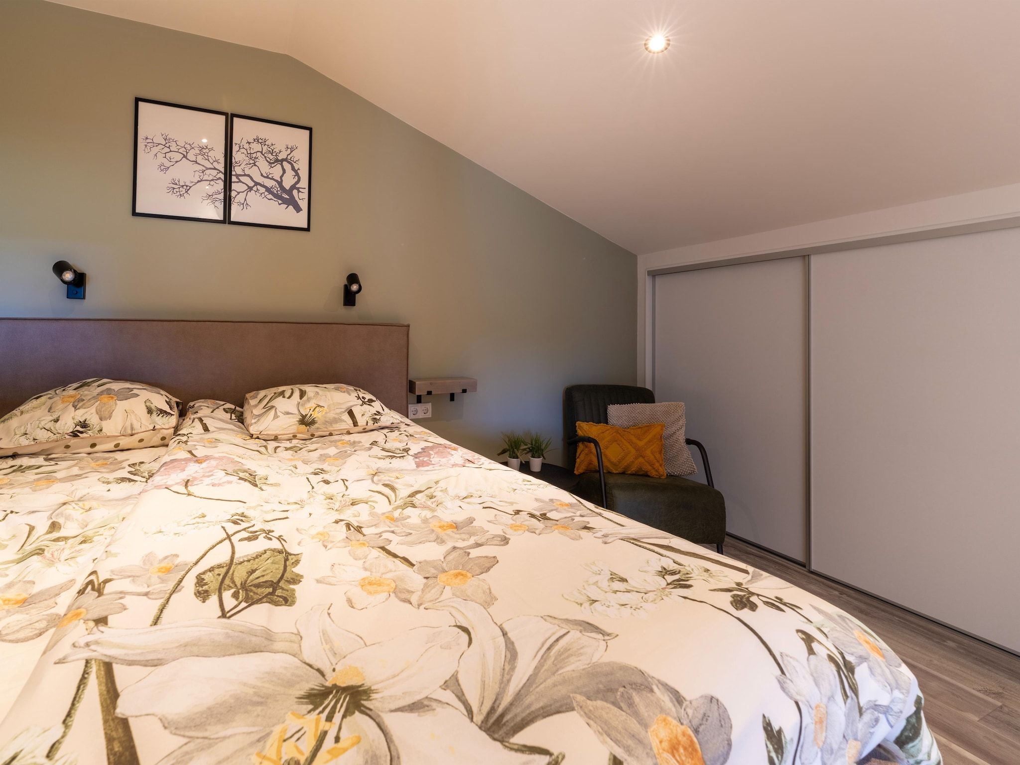 Een slaapkamer van Erve Nijhuis in Eibergen