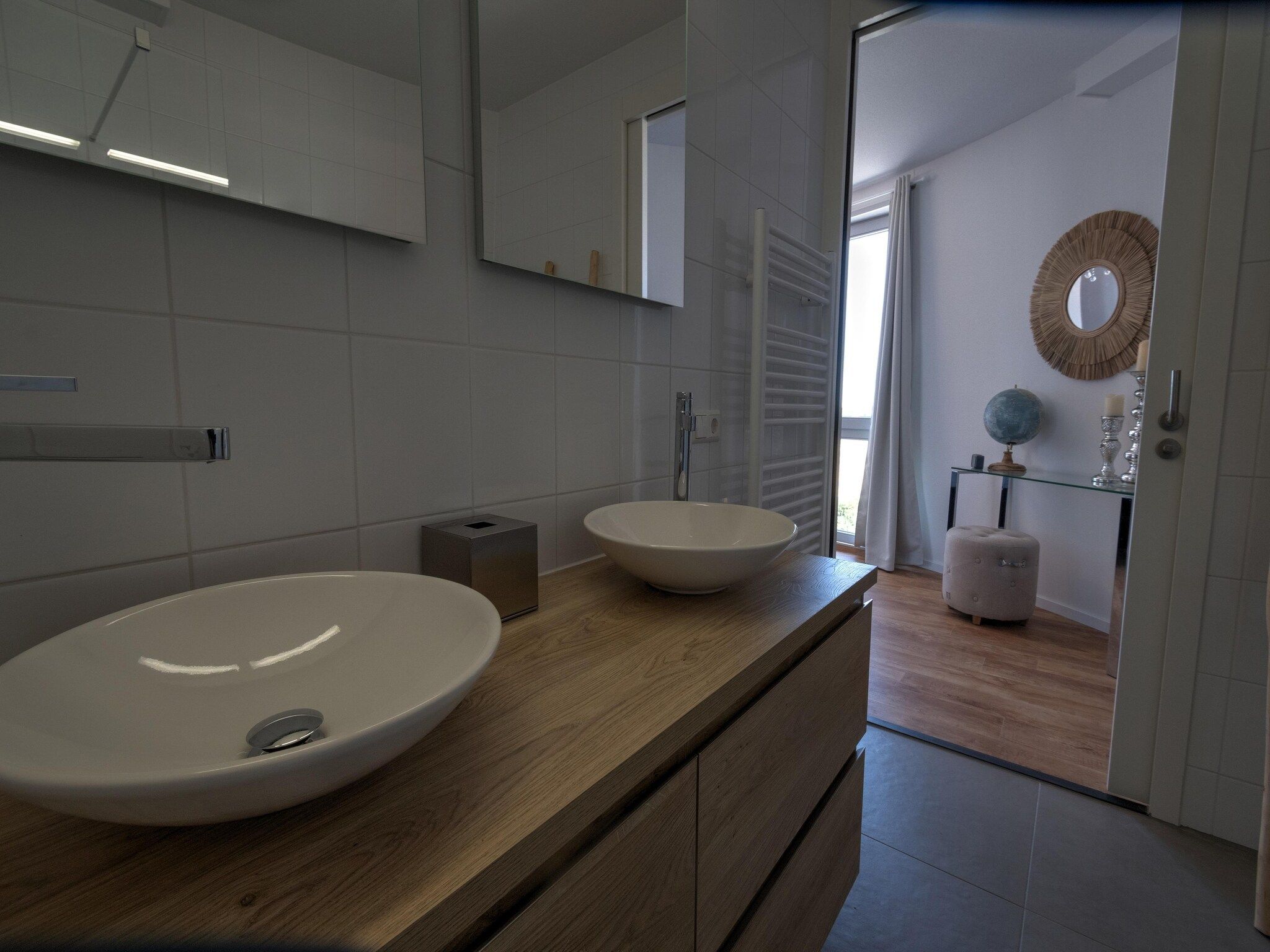 De badkamer van Casa Isla Bella in Scherpenisse