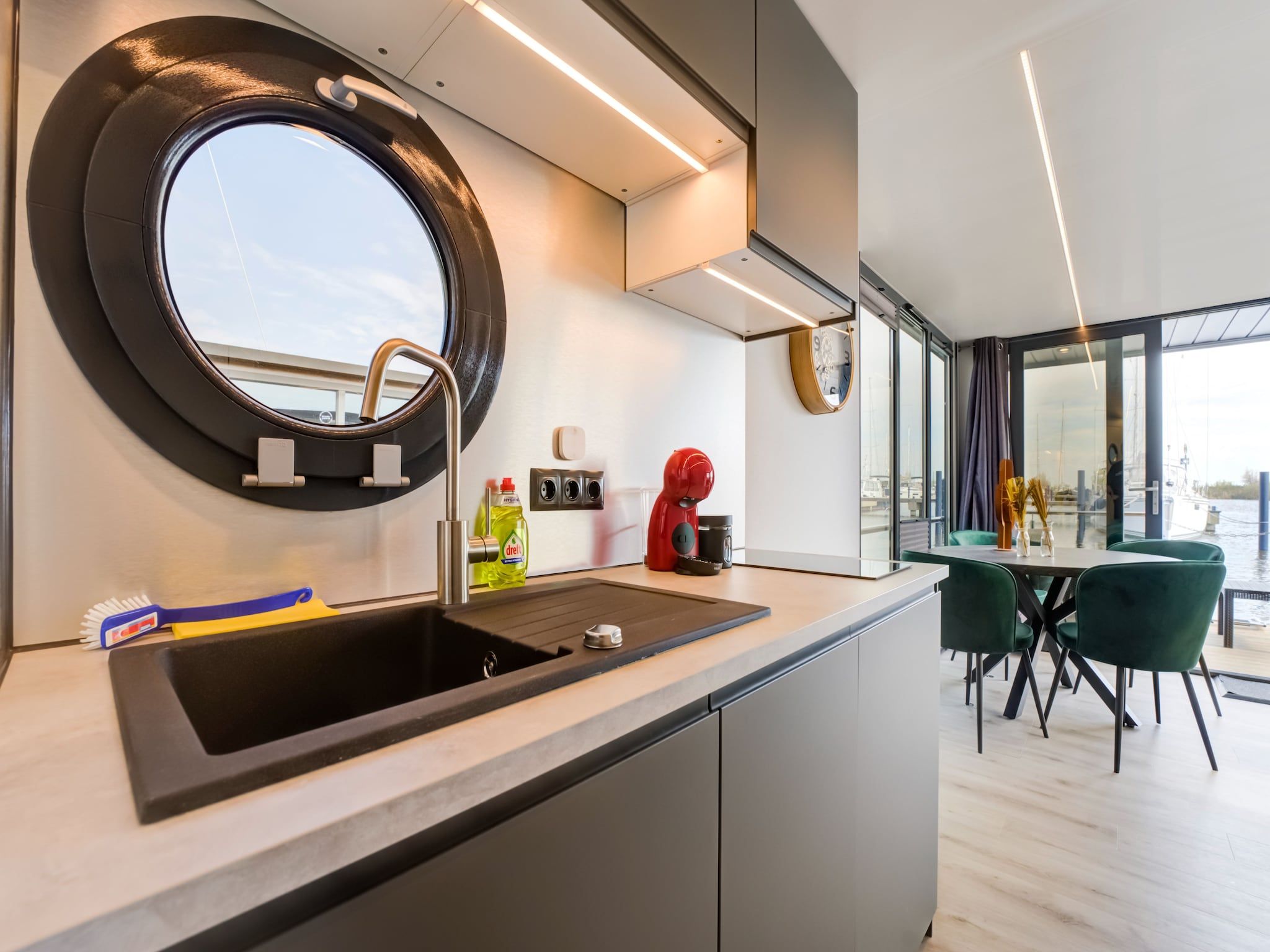 De keuken van La Belle Vie in Volendam