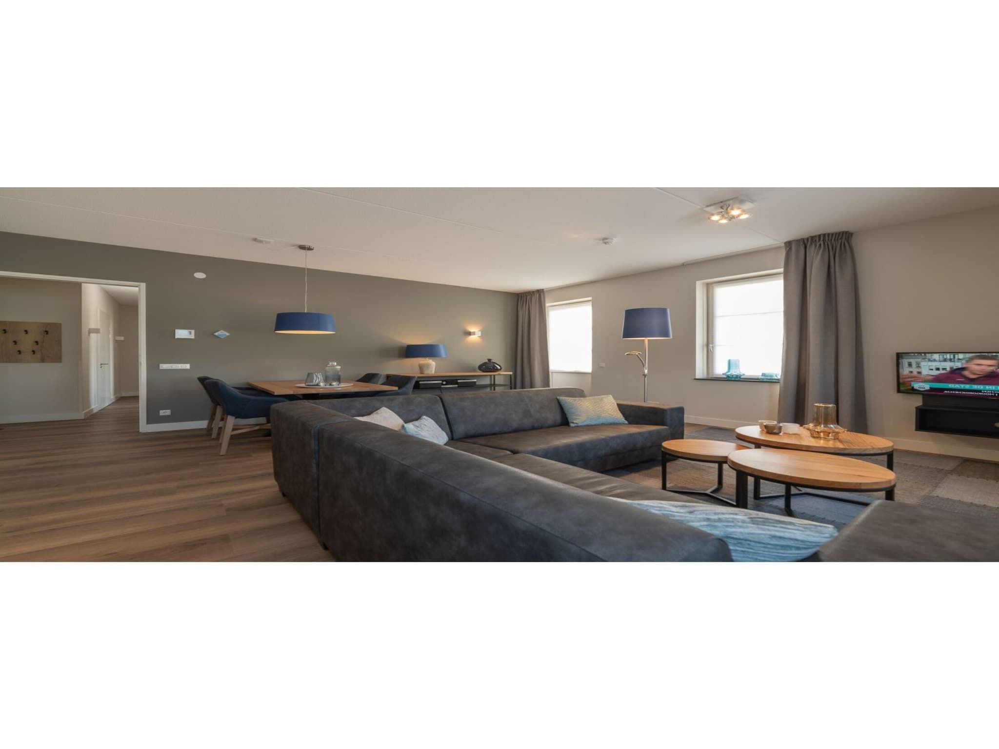 De woonkamer van Zeeuwse Parel Appartement 4 pers 1 bdk - 1 in Colijnsplaat