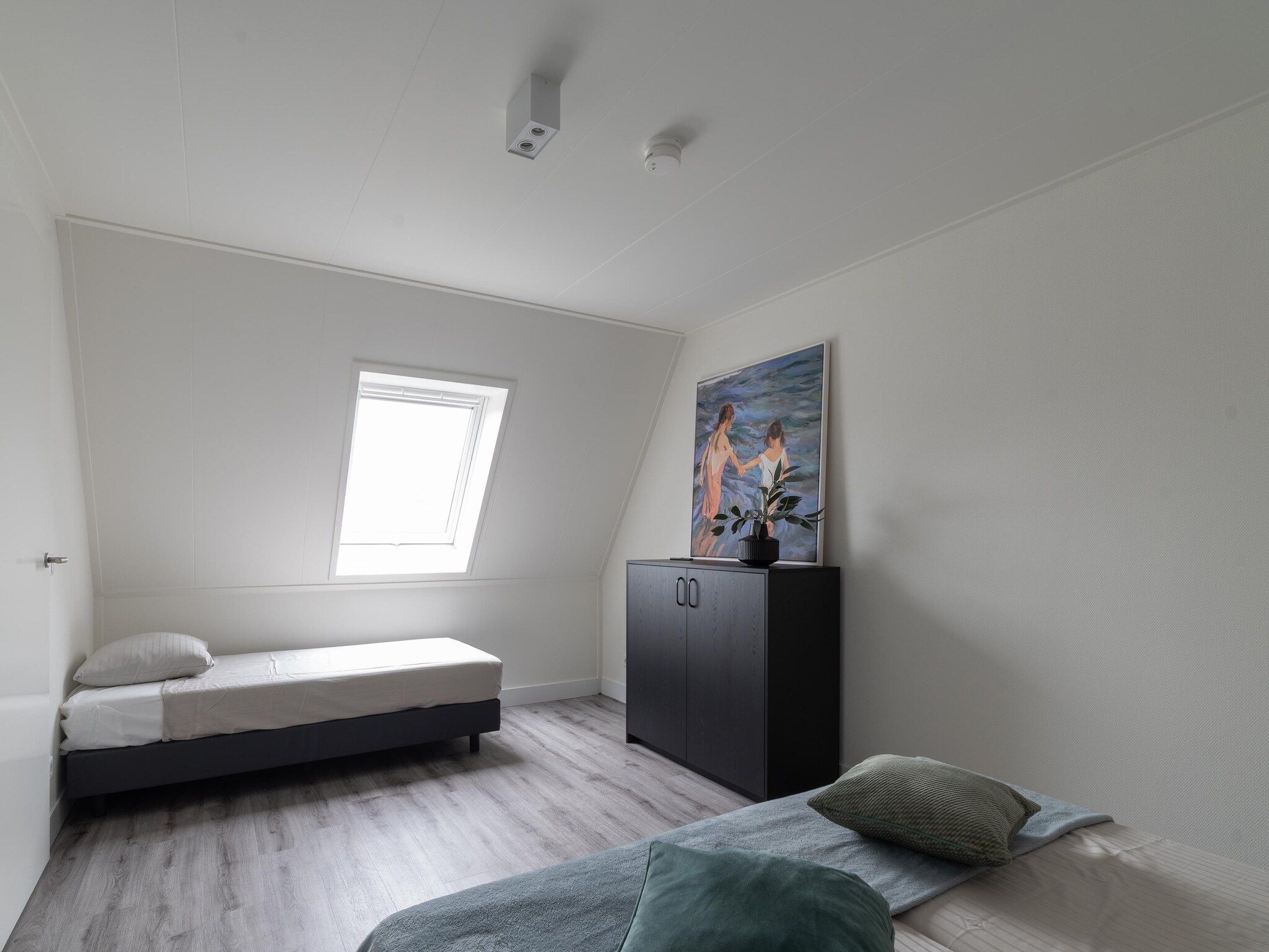 Een slaapkamer van 6 persoons vrijstaand met sauna - 2 in Colijnsplaat