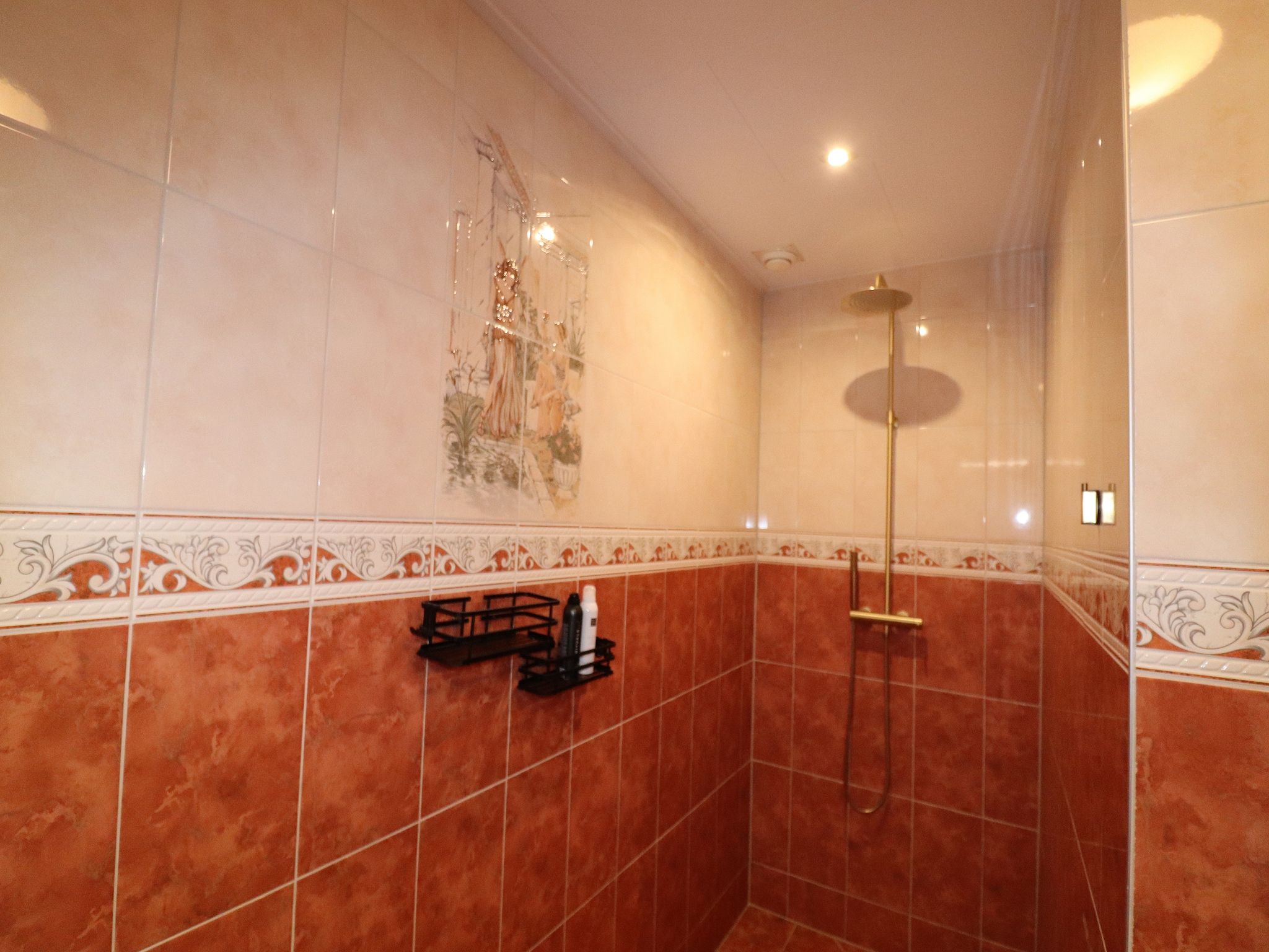 De badkamer van Appartement Notenbomer in Kornhorn