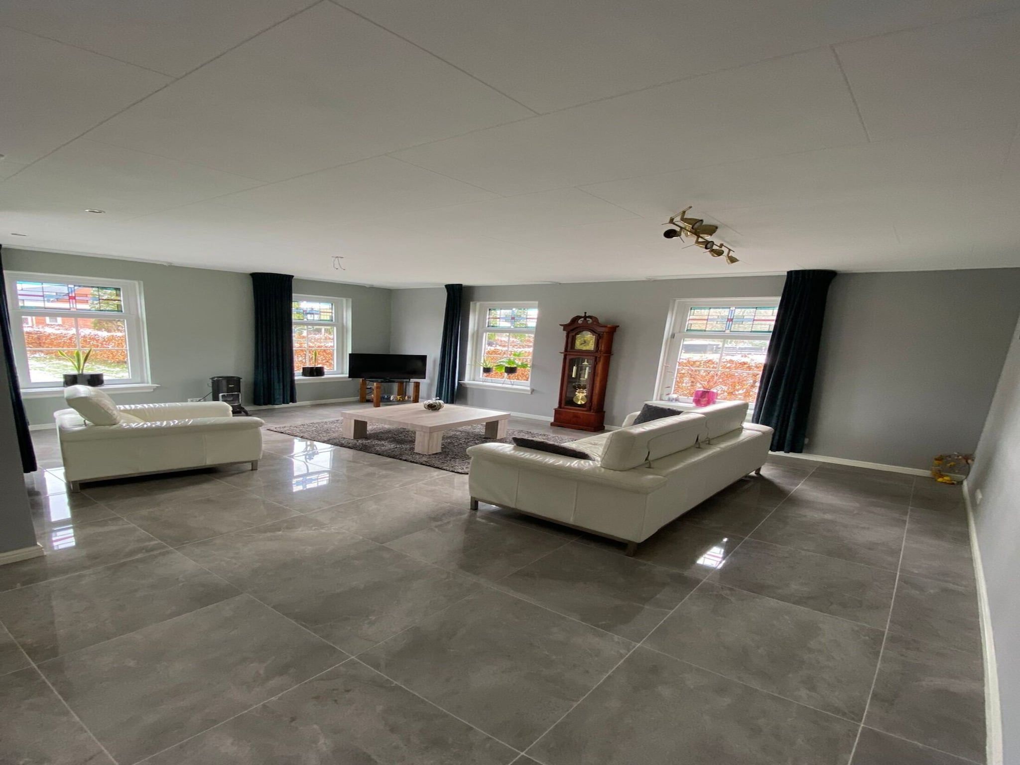 De woonkamer van Appartement Notenbomer in Kornhorn