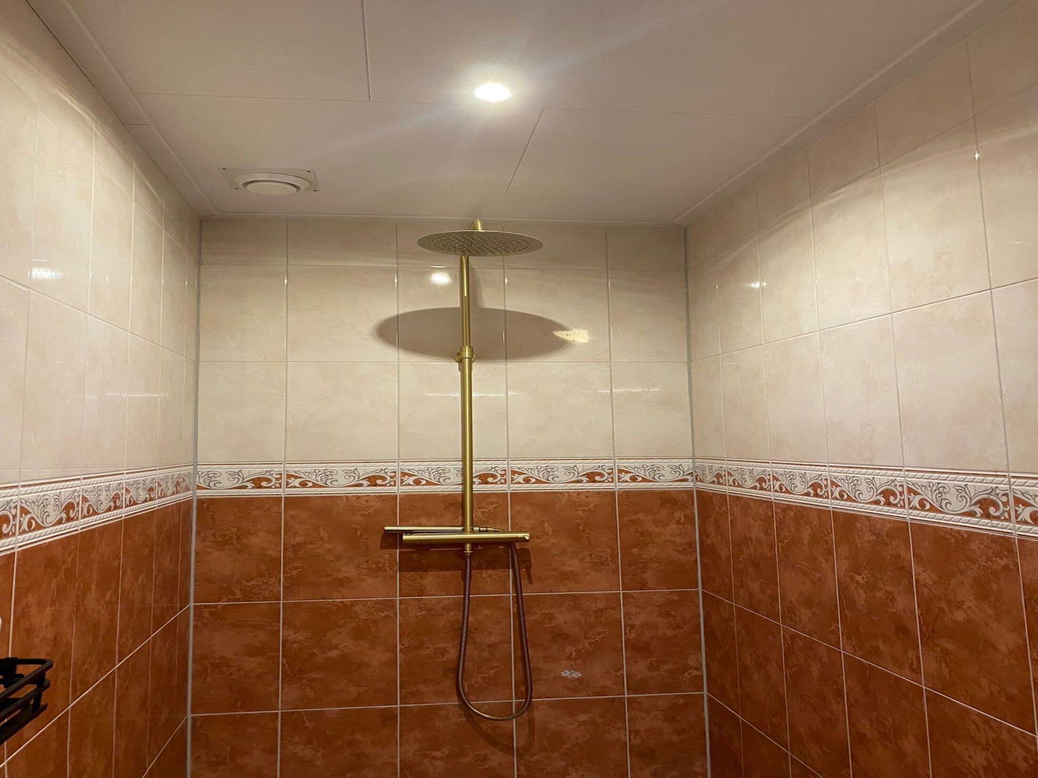 De badkamer van Appartement Notenbomer in Kornhorn