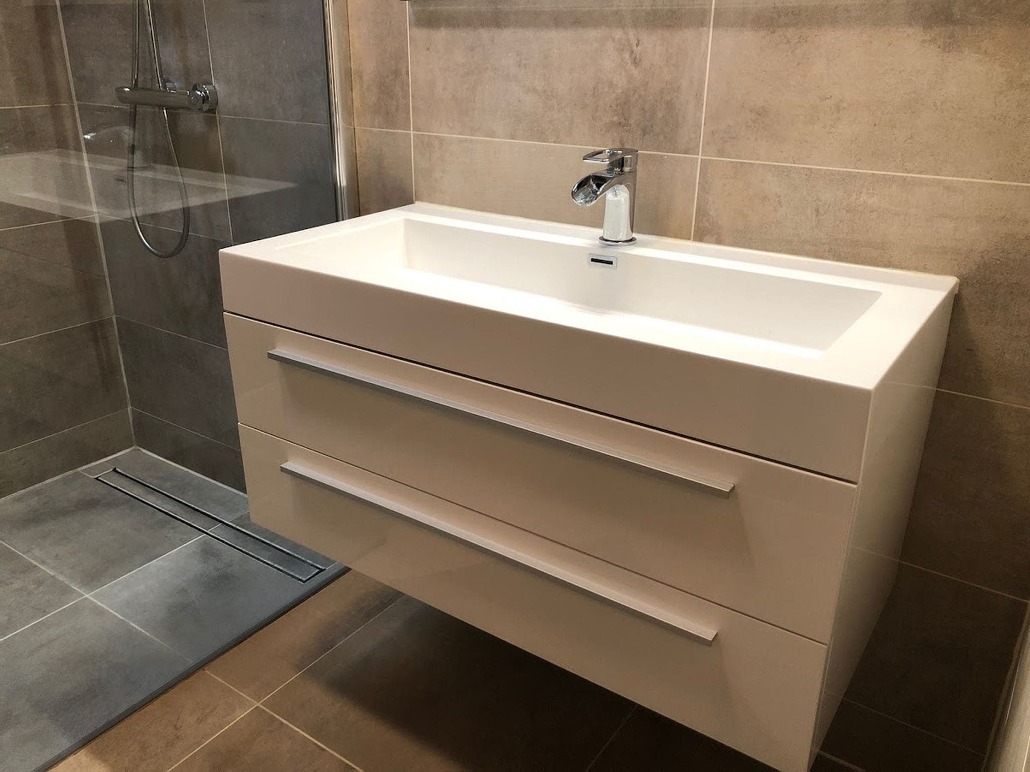 De badkamer van Hulshorsterhout in Hulshorst