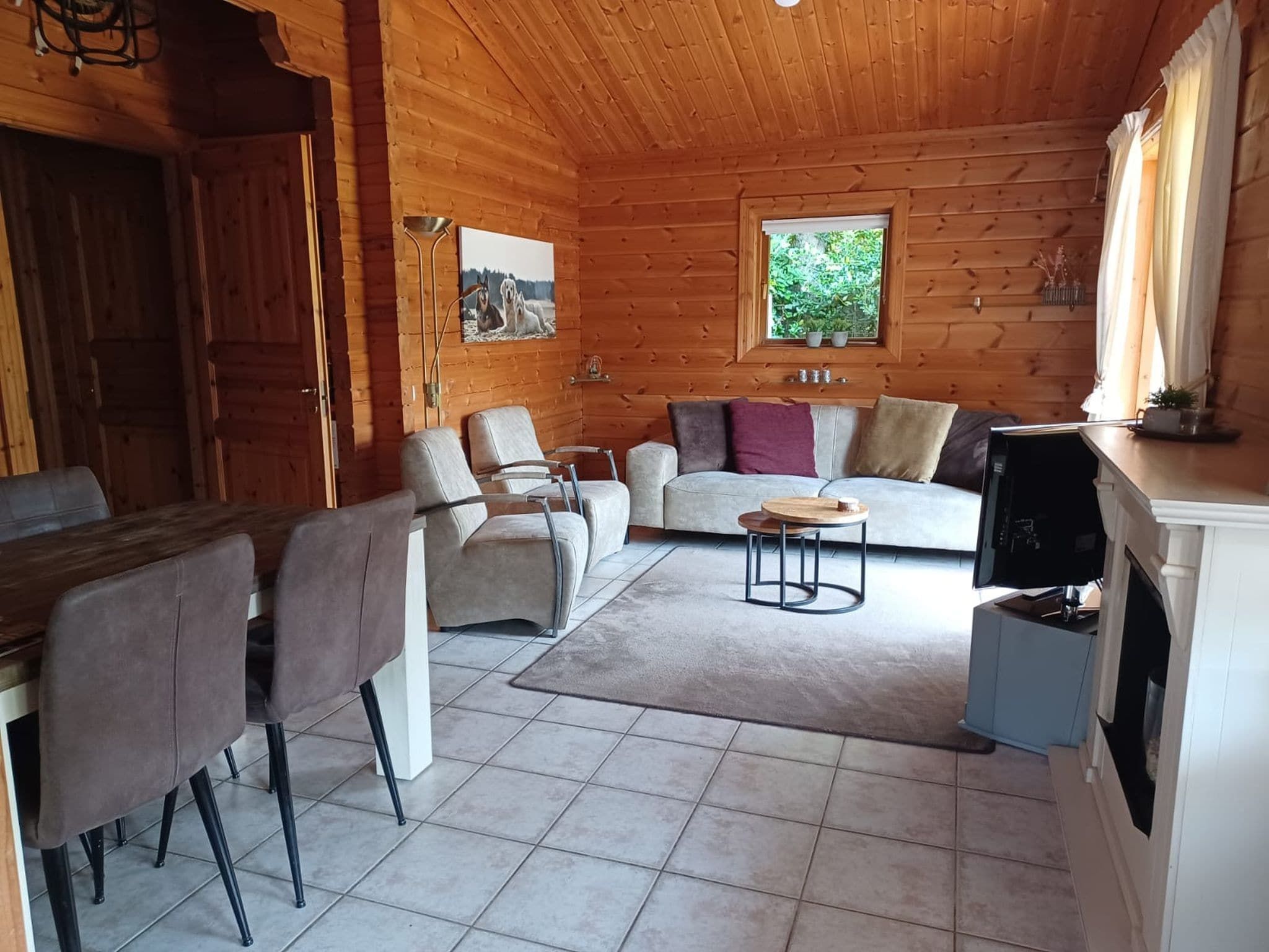 De woonkamer van Hulshorsterhout in Hulshorst