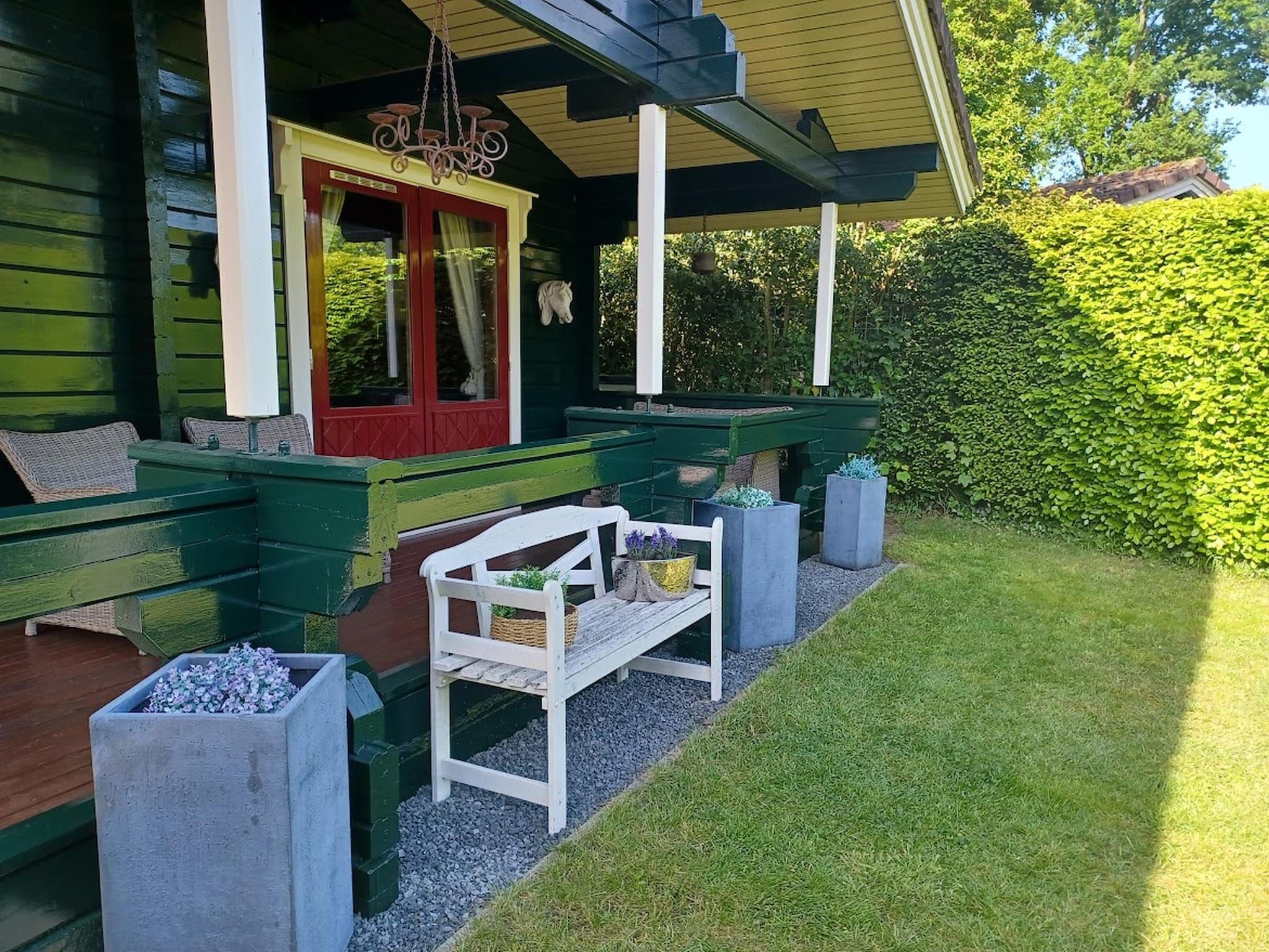 Het terras van Hulshorsterhout in Hulshorst