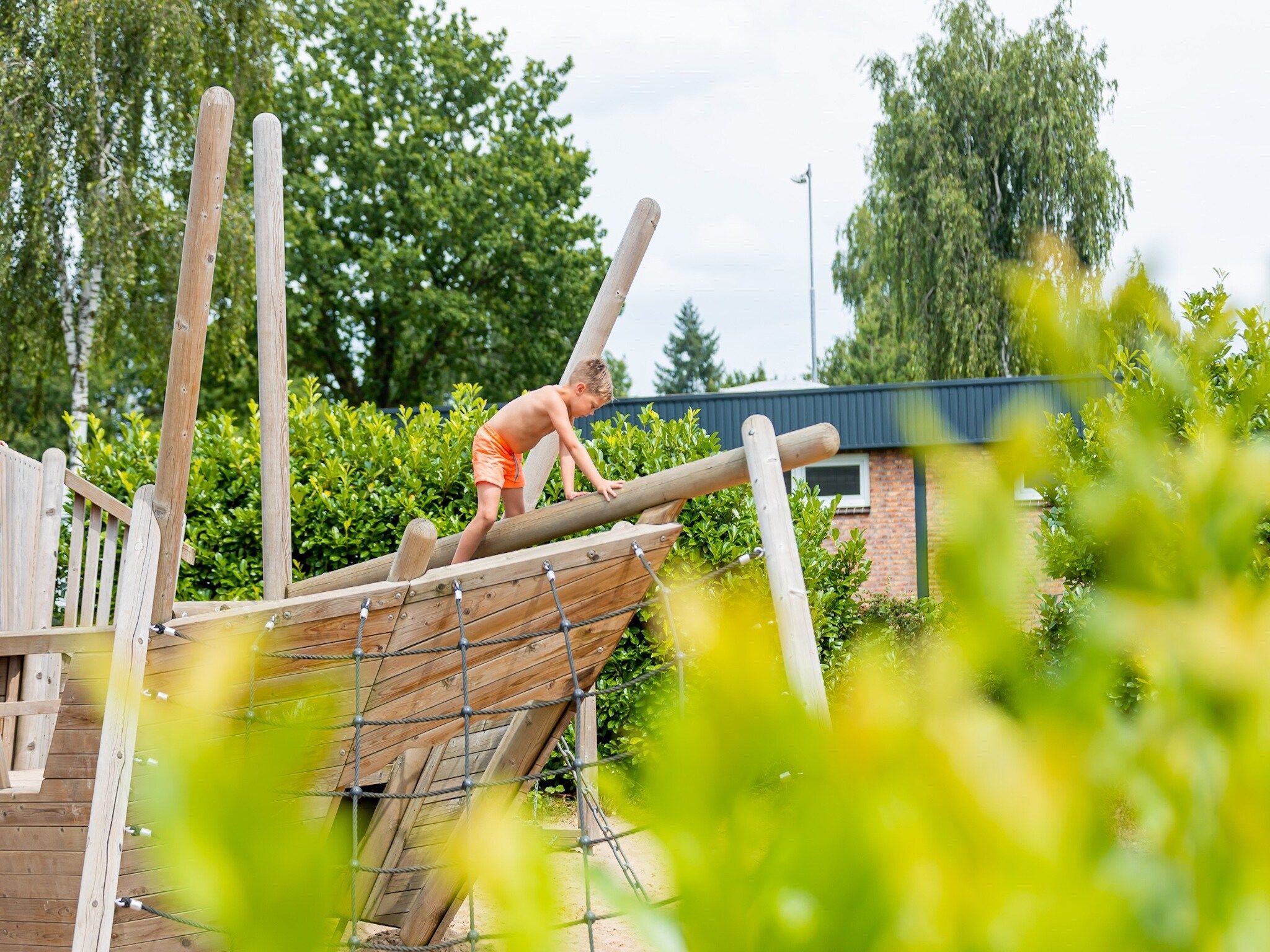 Parkfaciliteiten bij Vakantiepark Leukermeer 11 in Well