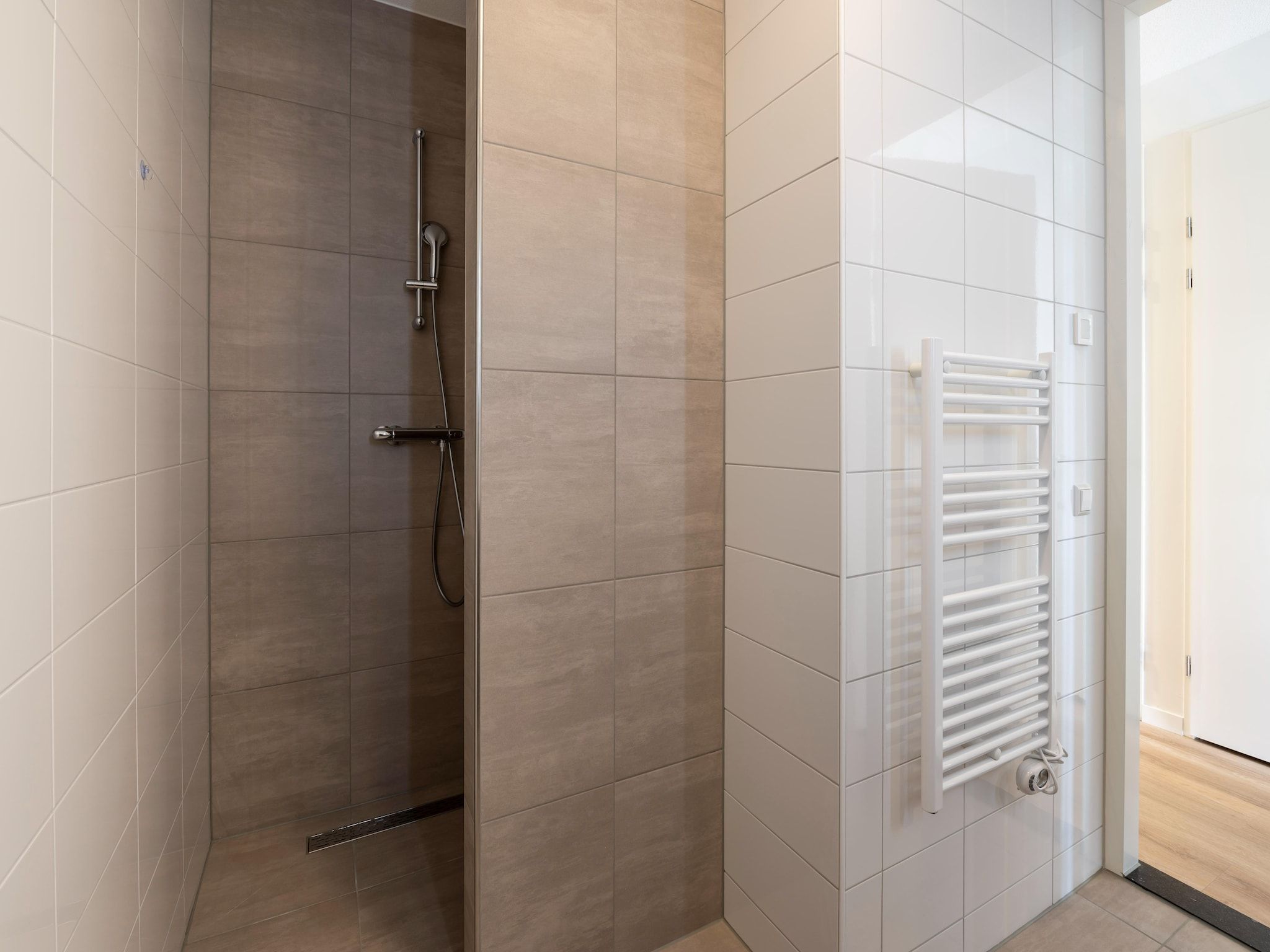 De badkamer van Harbour Loft 1i Résidence Marina havenzicht in Kamperland