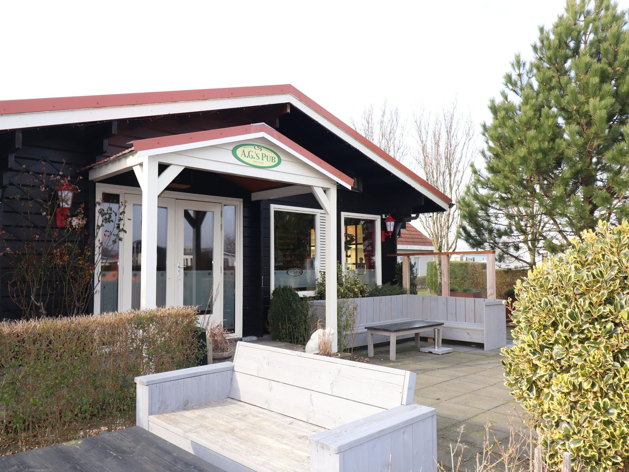 Parkfaciliteiten bij Golfvilla 39 Wellness in Hollum