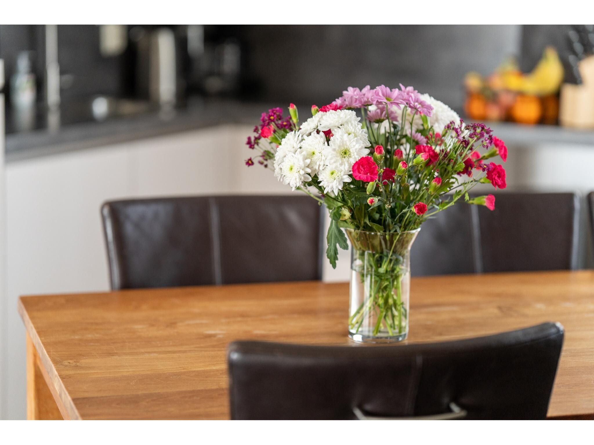 De eetkamer van Golfvilla 39 Wellness in Hollum