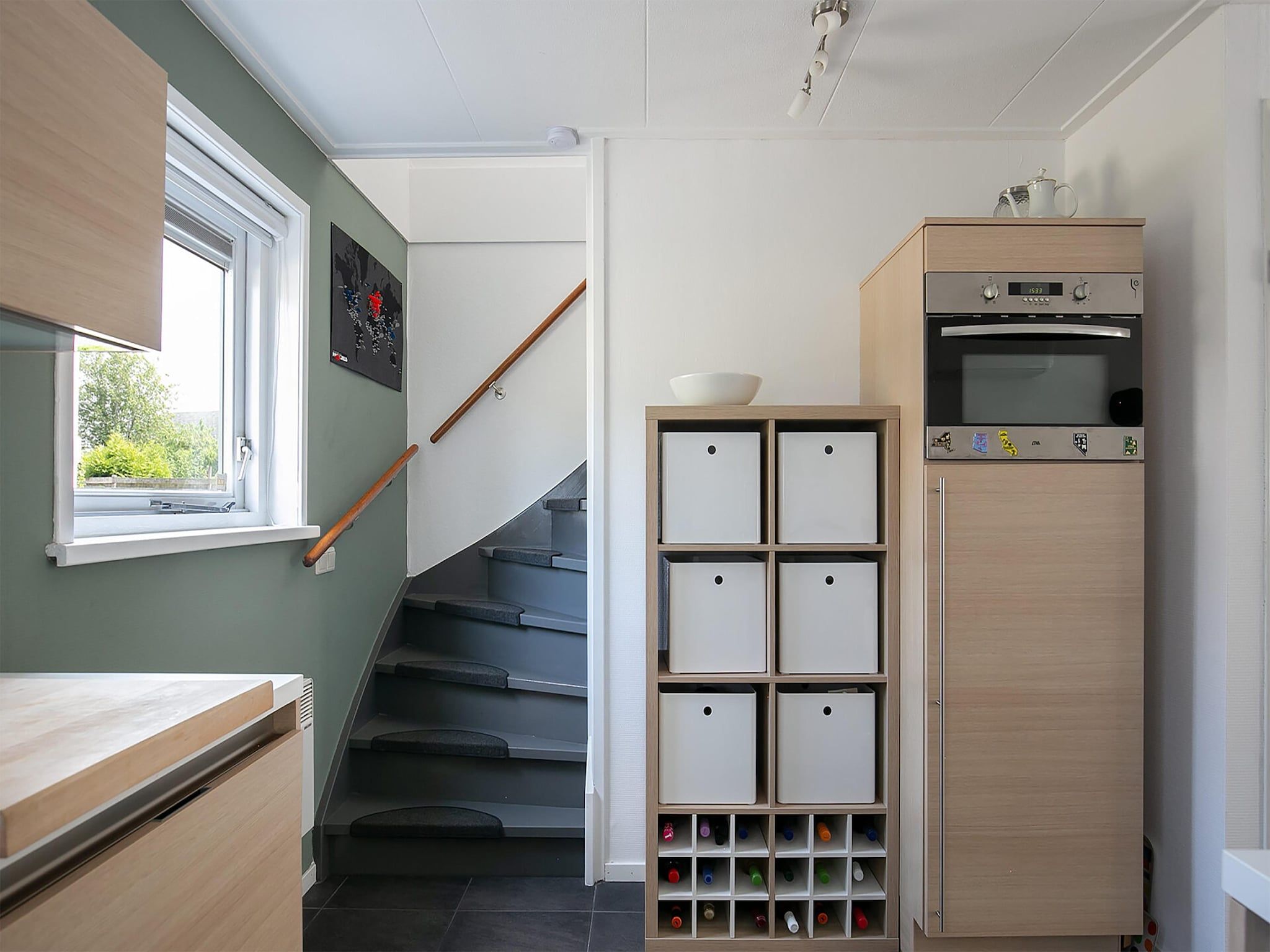 De keuken van Yn'e Lijte 110 in Grou