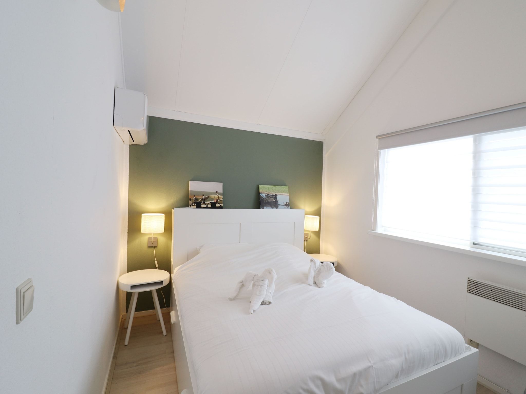 Een slaapkamer van Yn'e Lijte 110 in Grou