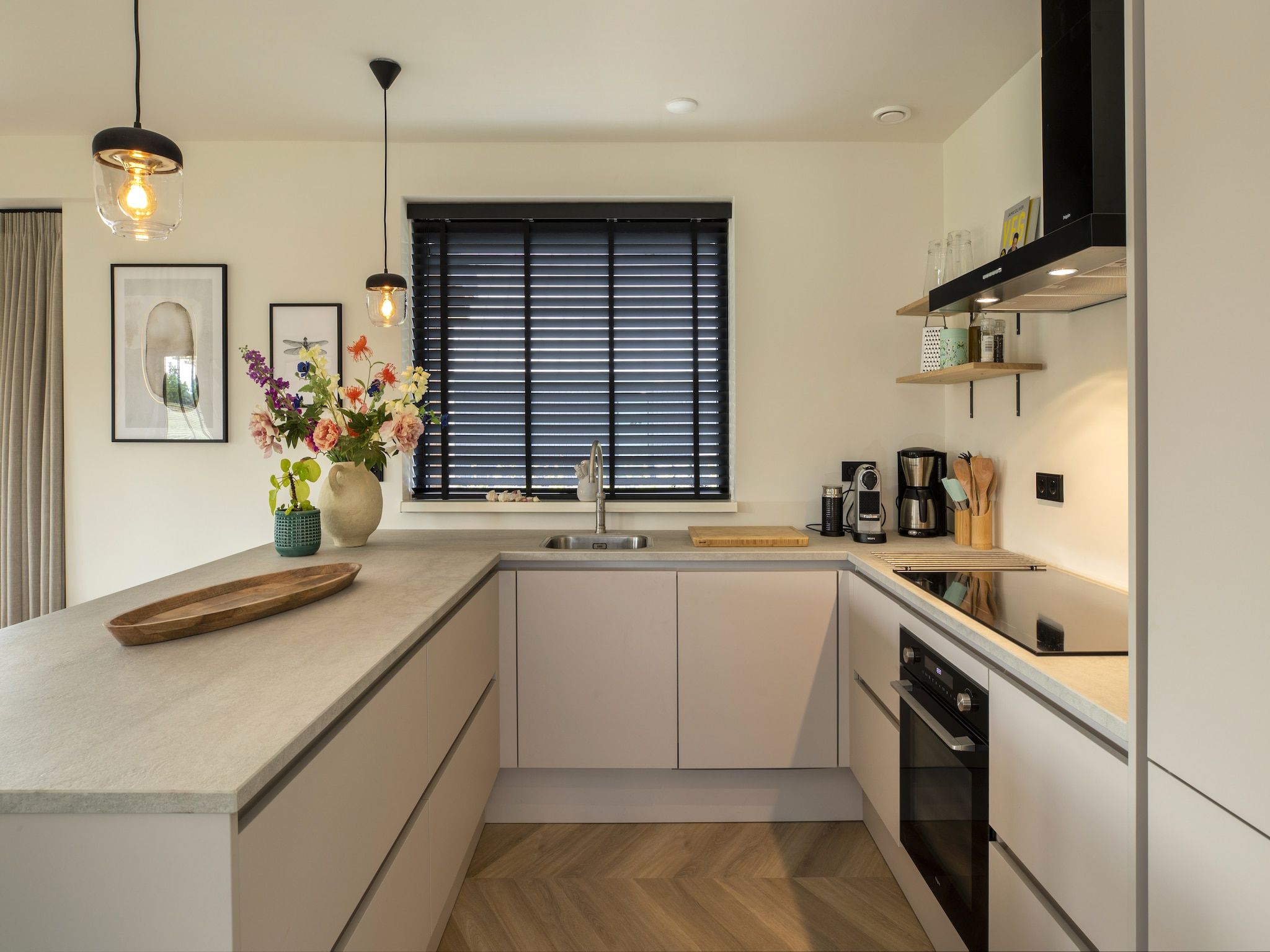 De keuken van Landgoed Eysinga State 7 in Sint Nicolaasga