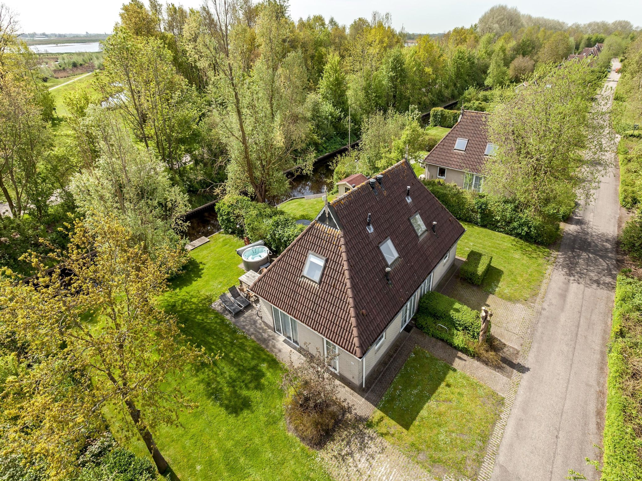 De buitenkant van Blêd Wellness de luxe VIP in Friesland