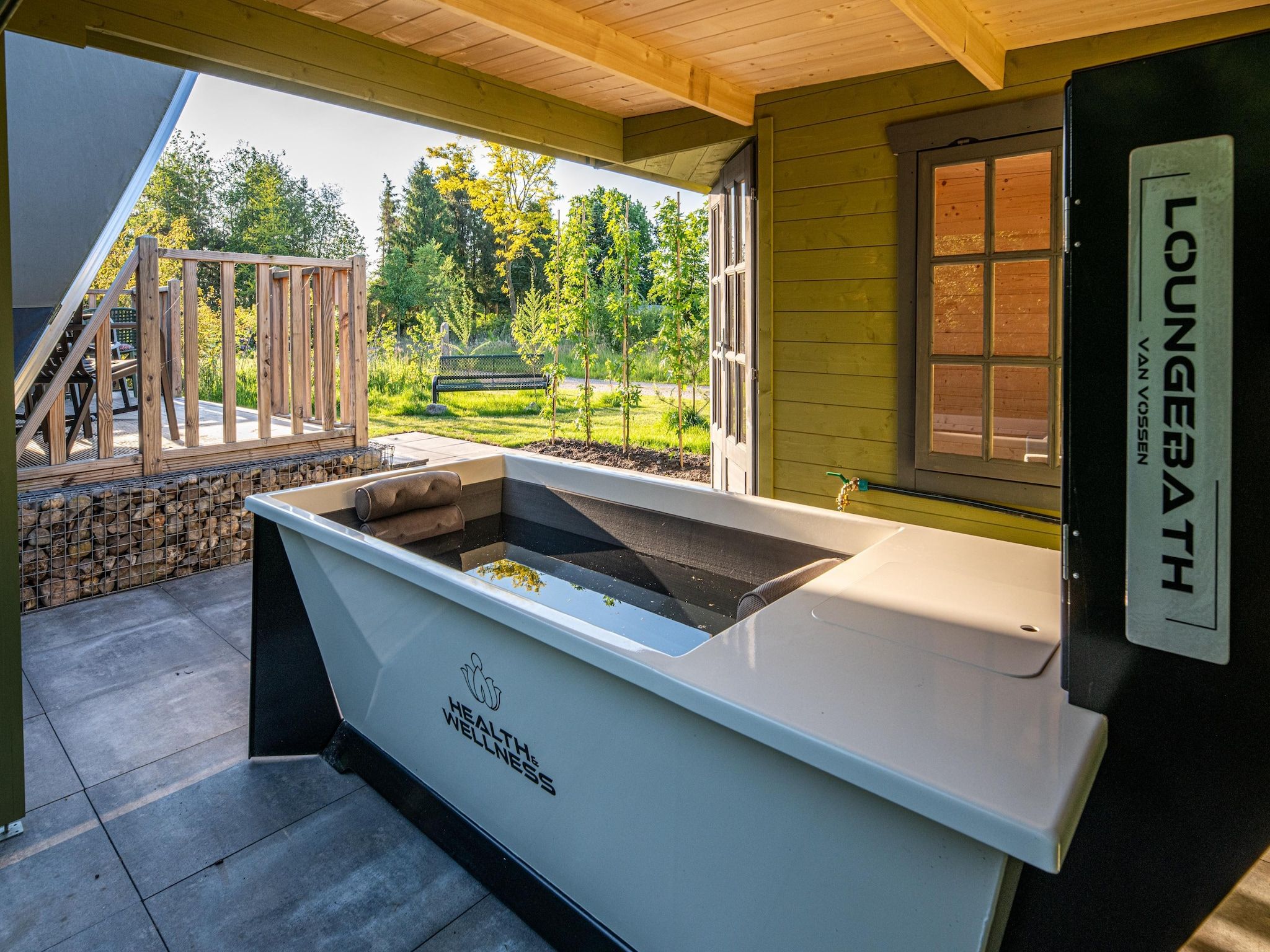 Wellness bij Tentlodge Partijs Wellness met sauna en prive-bad-2p in Dalerveen