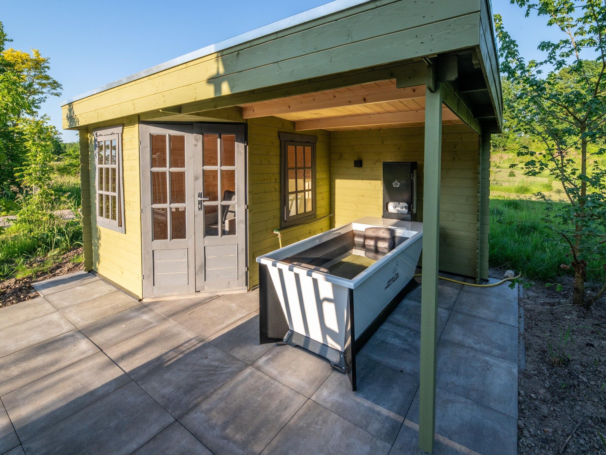 Wellness bij Tentlodge Partijs Wellness met sauna en prive-bad-2p in Dalerveen