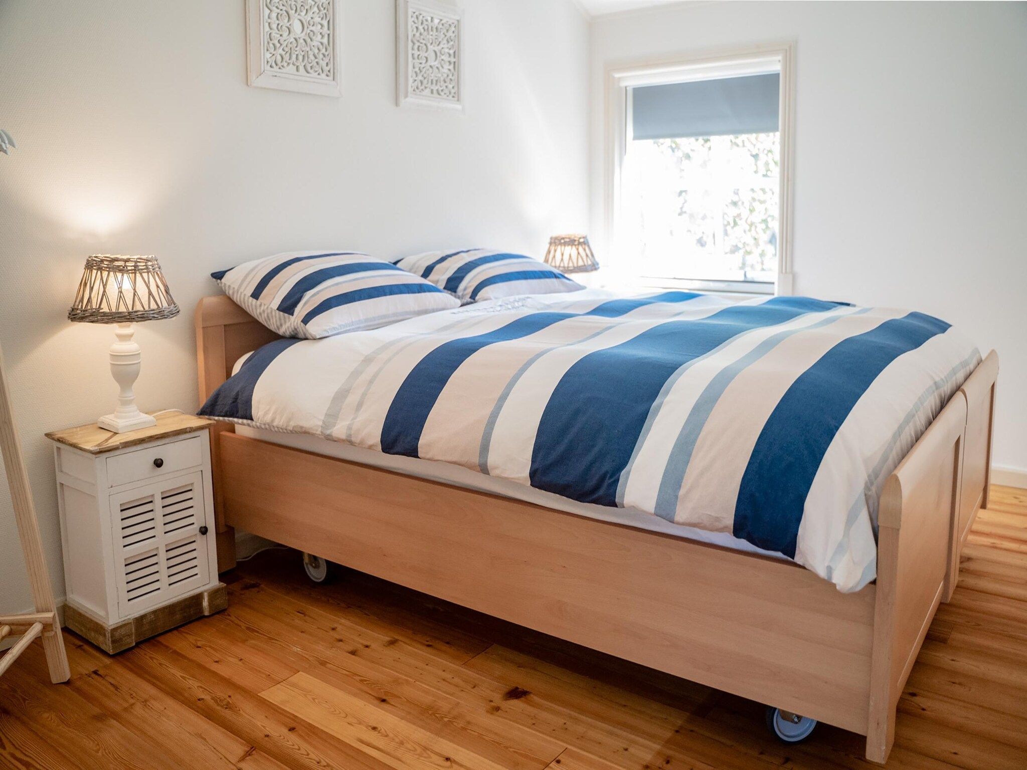 Een slaapkamer van Wad’n Leven in Paesens