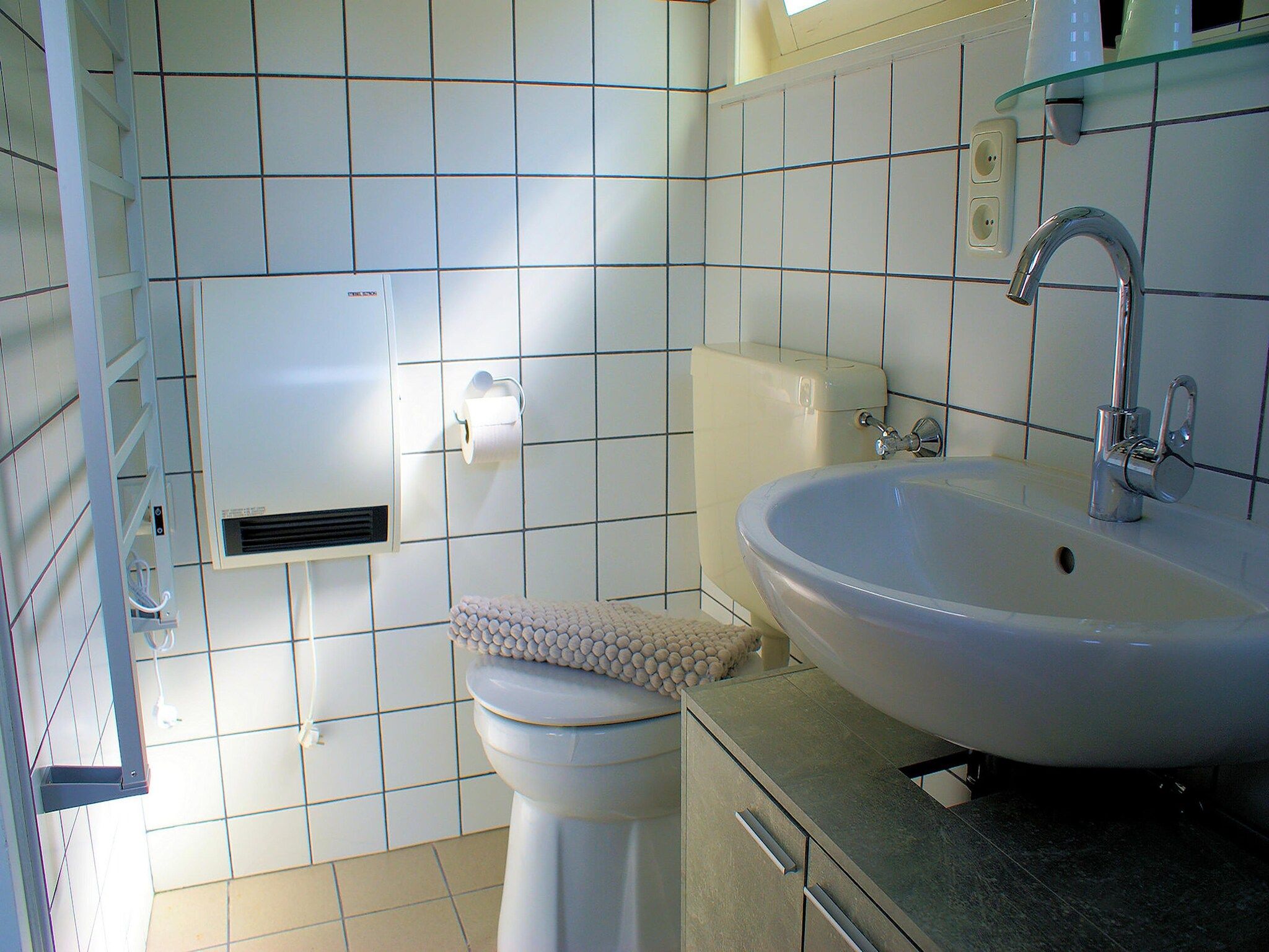 De badkamer van Wad’n Leven in Paesens