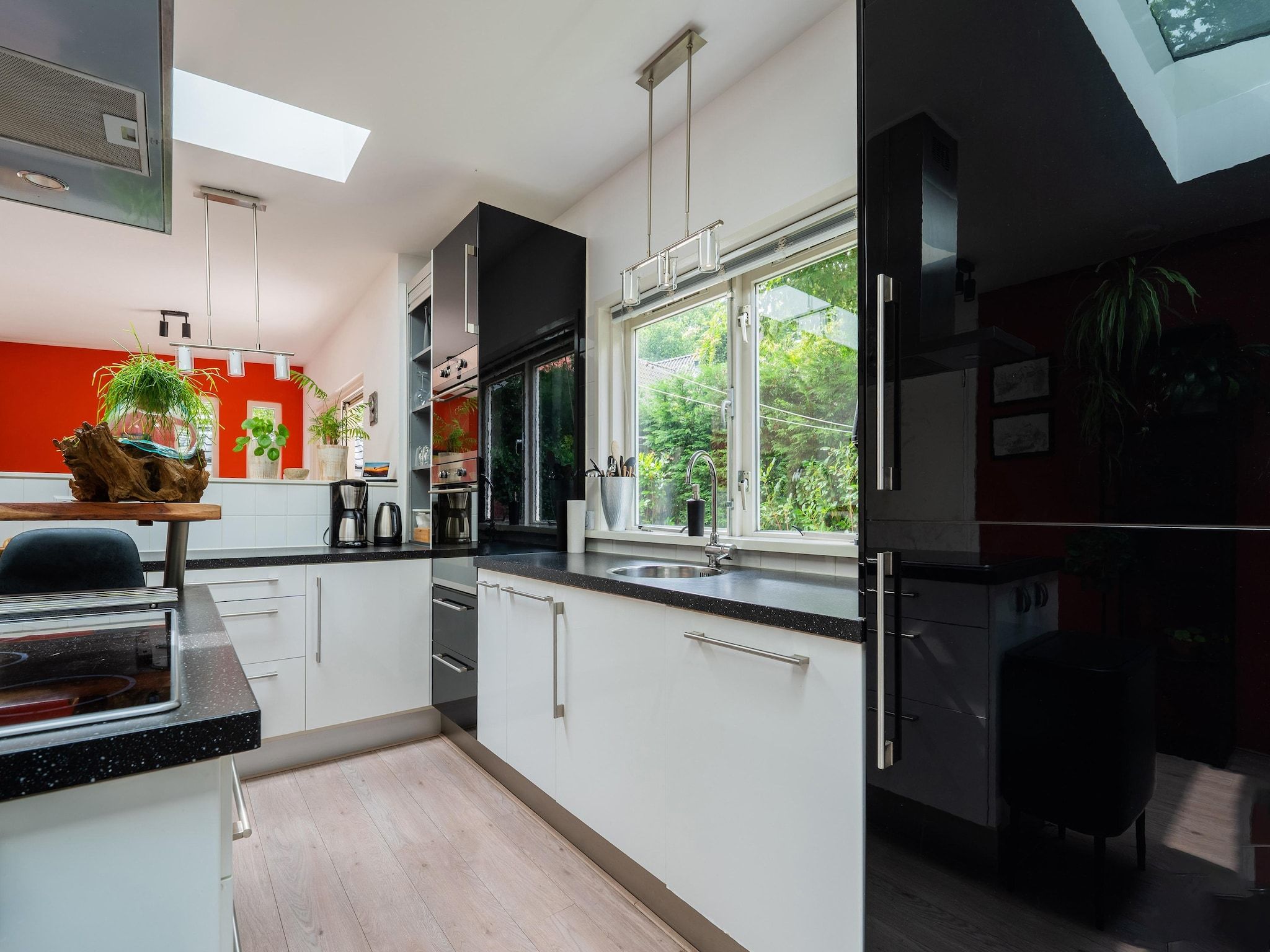 De keuken van De Klimroos in Bergen