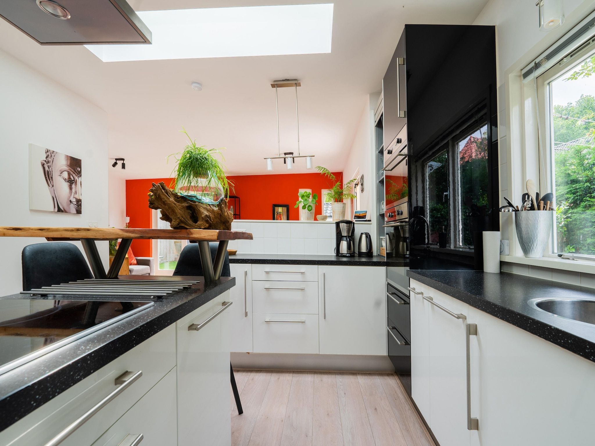 De keuken van De Klimroos in Bergen