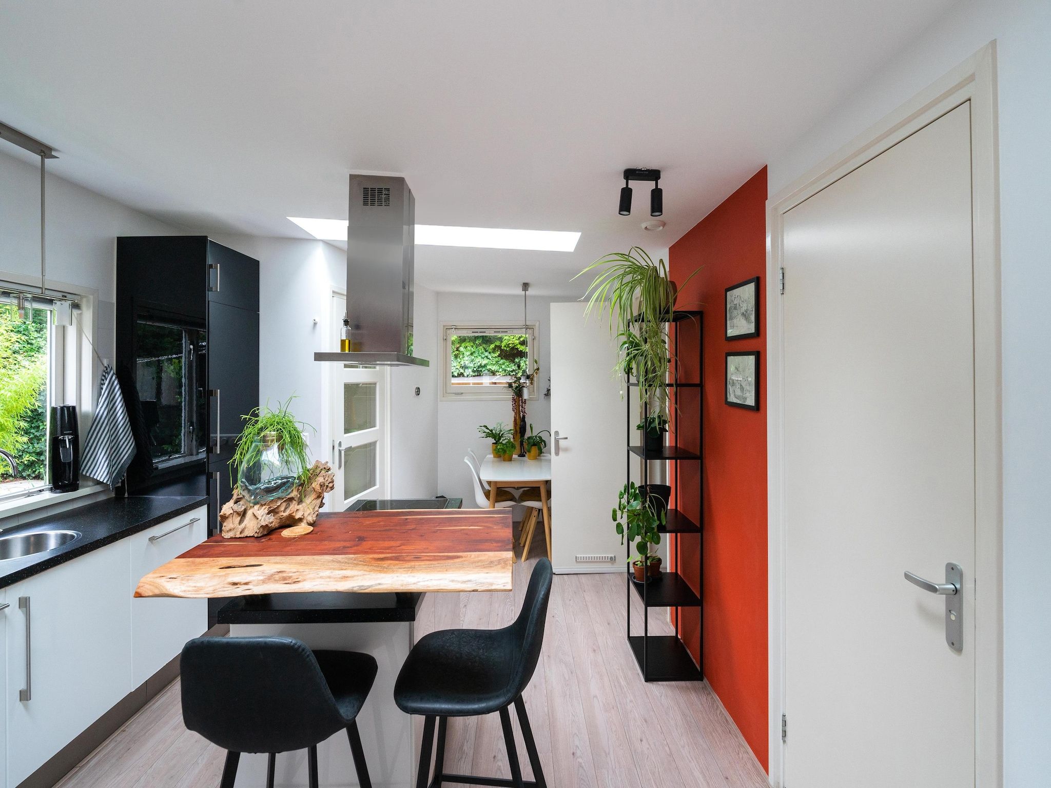 De keuken van De Klimroos in Bergen