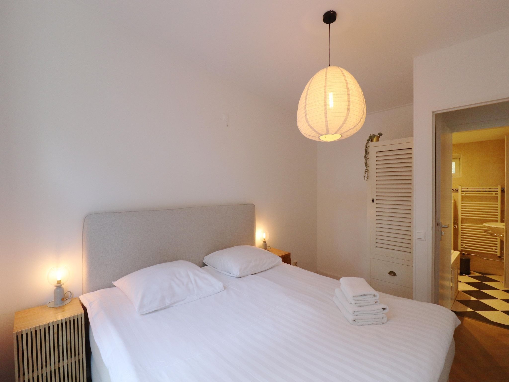 Een slaapkamer van Duo Suite wellness in Zelhem