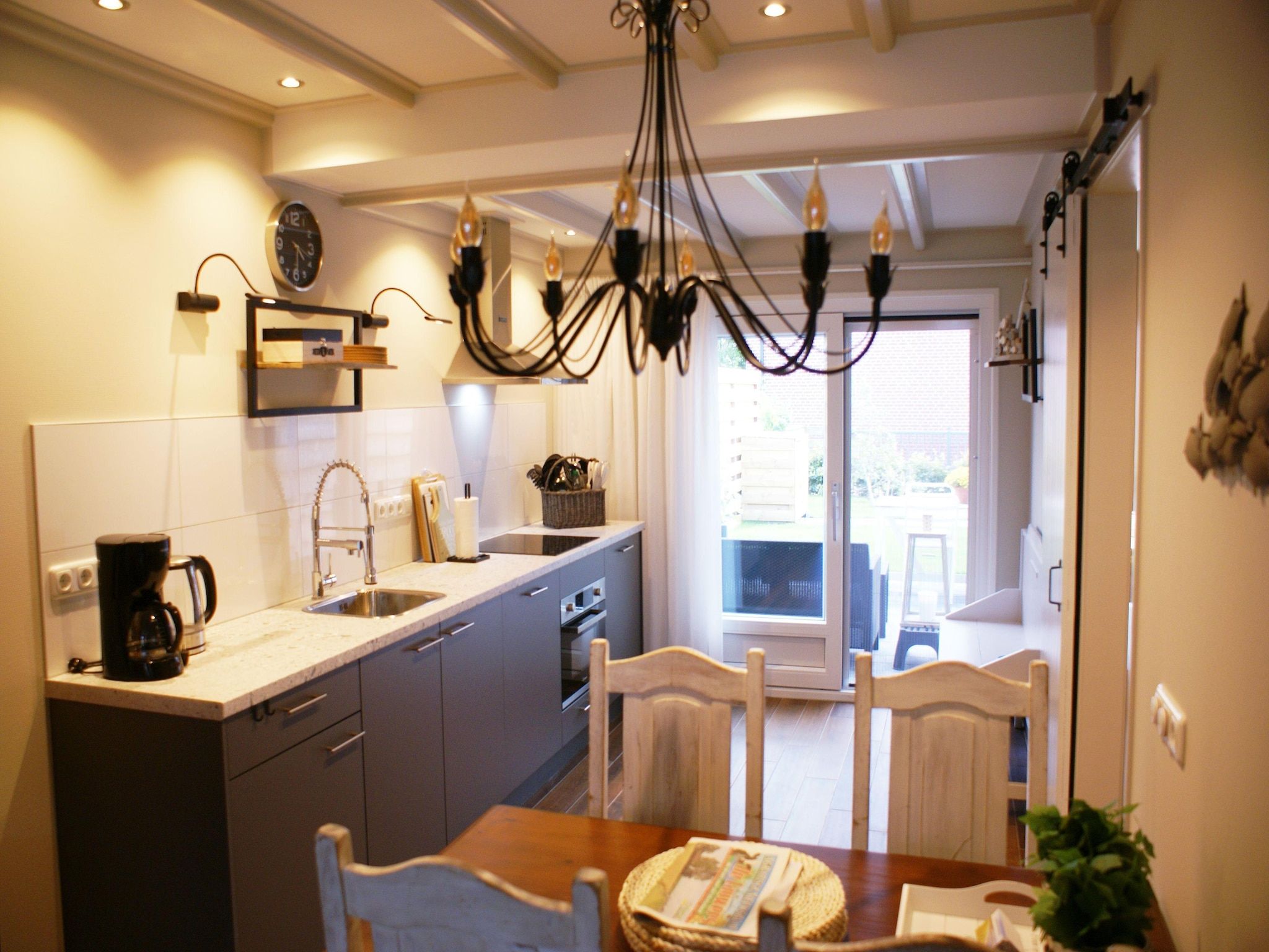 De keuken van Wad'n Leven en Geluk in Paesens