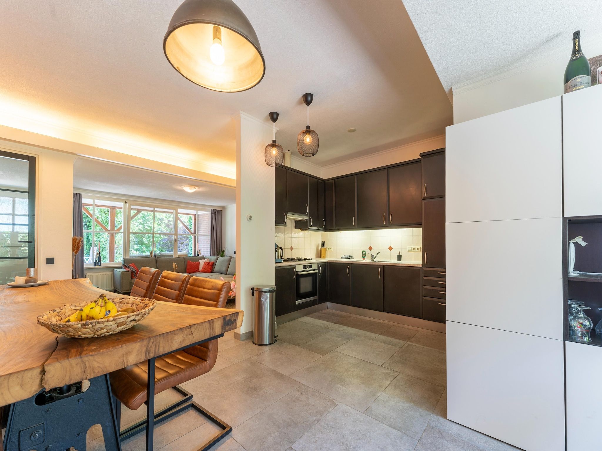 De eetkamer van Vakantiewoning de Zwaluw in Eibergen