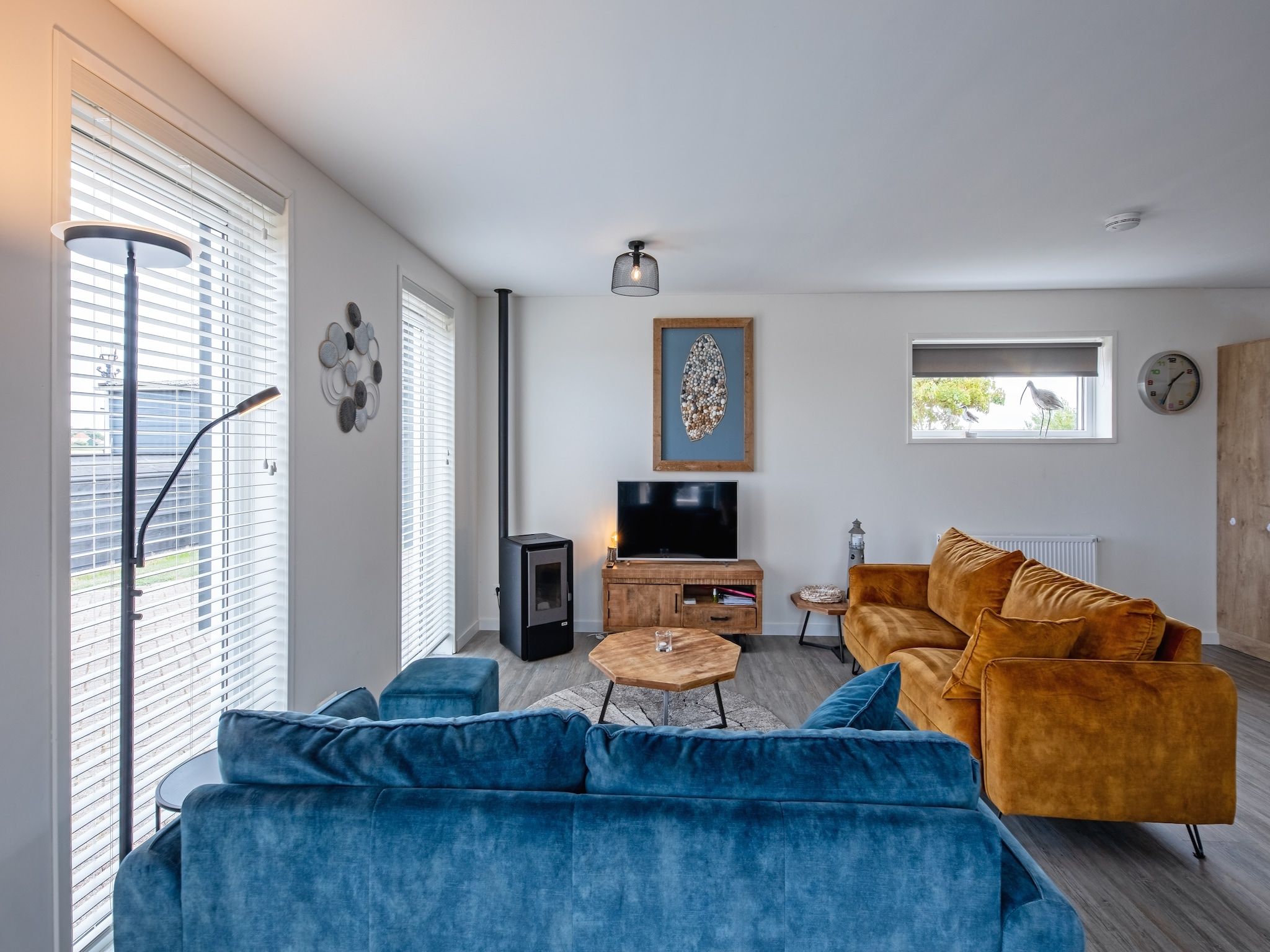 De woonkamer van Wulpenweid 10 in Den Burg