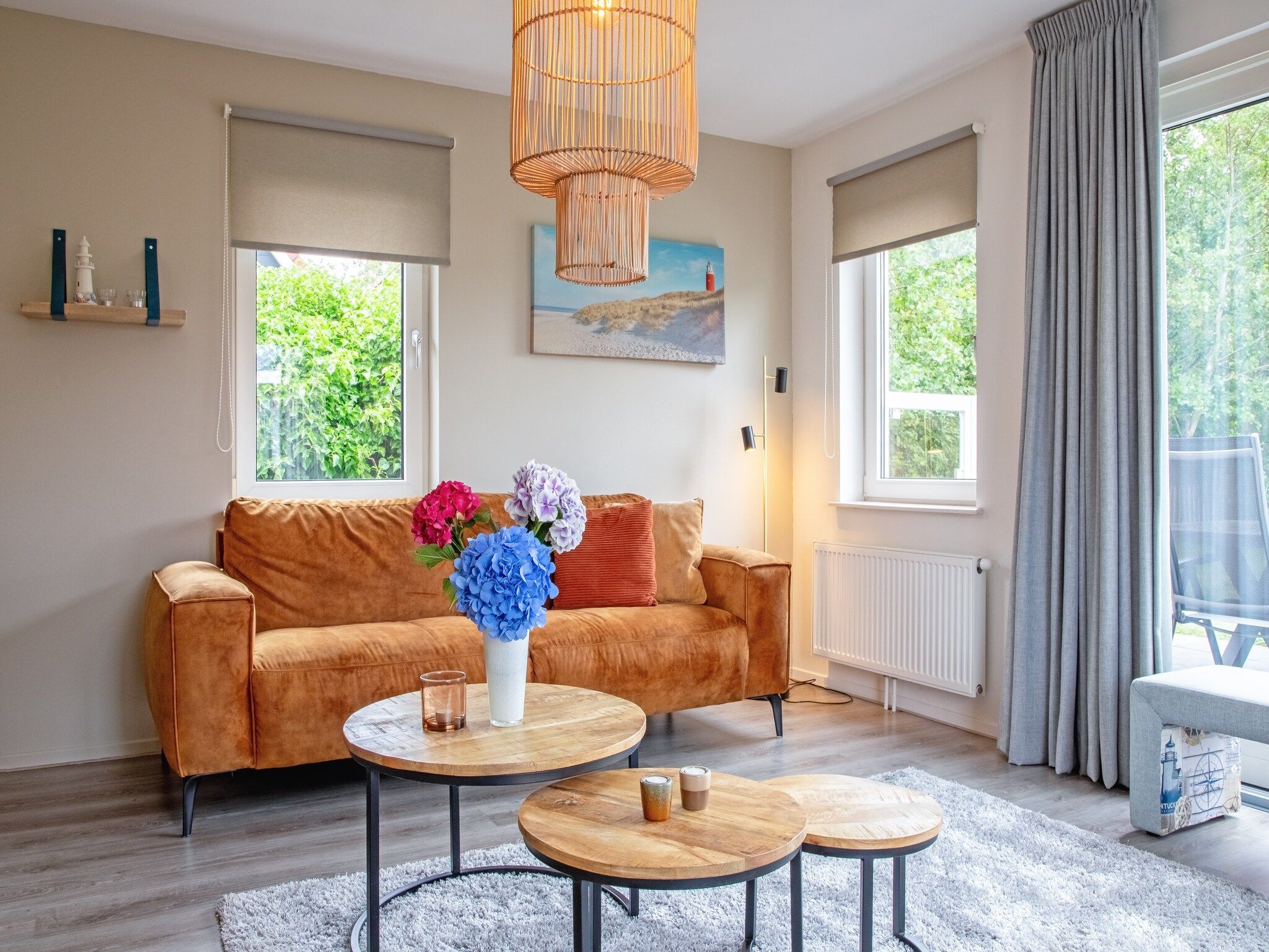 De woonkamer van Wulpenweid 12 in Den Burg