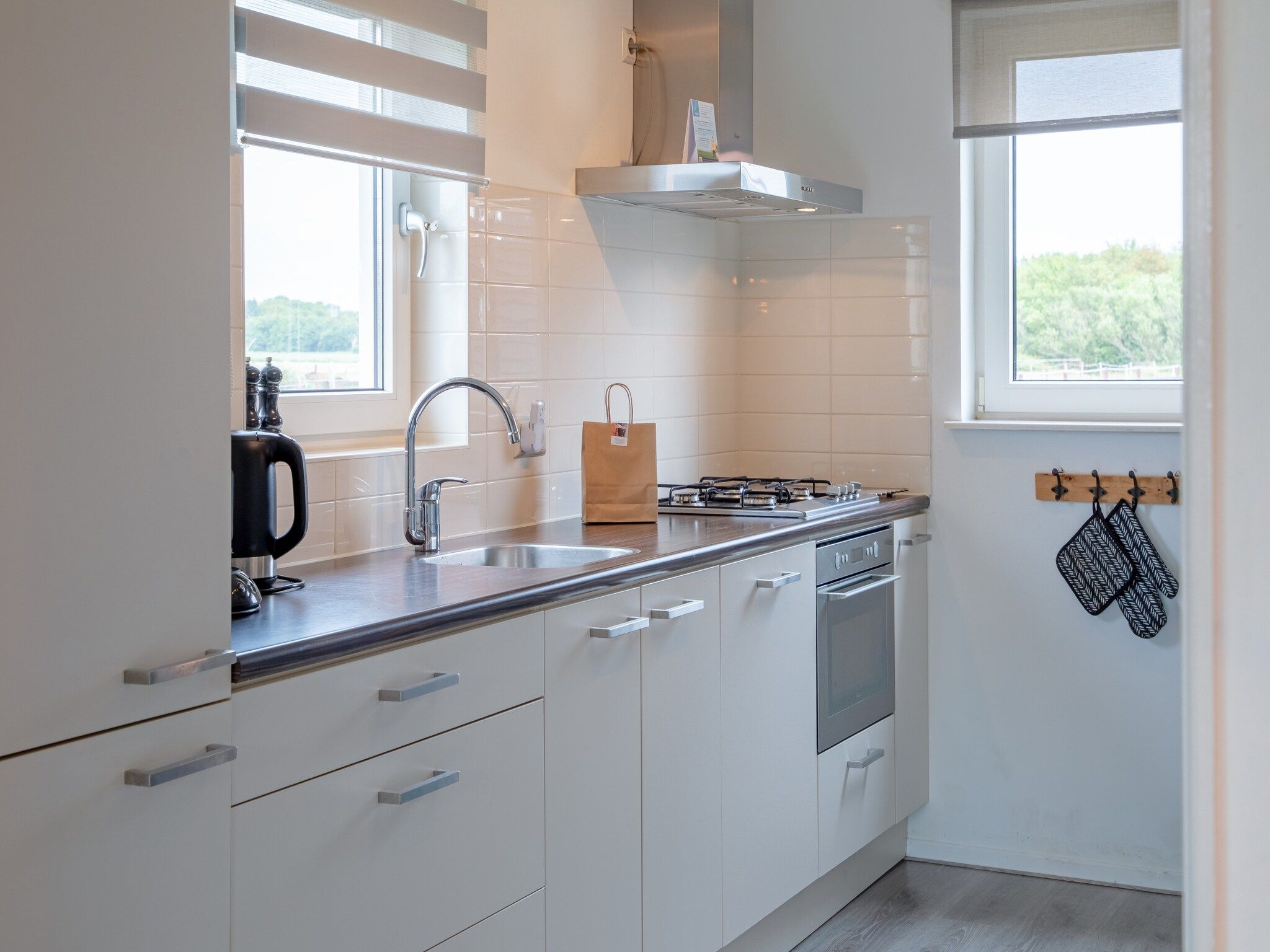 De keuken van Wulpenweid 12 in Den Burg