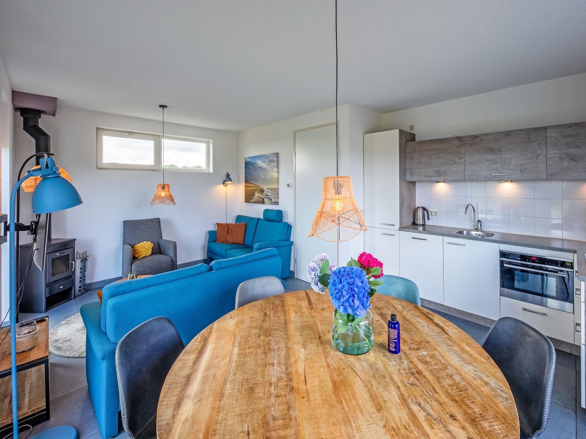 De keuken van Wulpenweid 12A in Den Burg