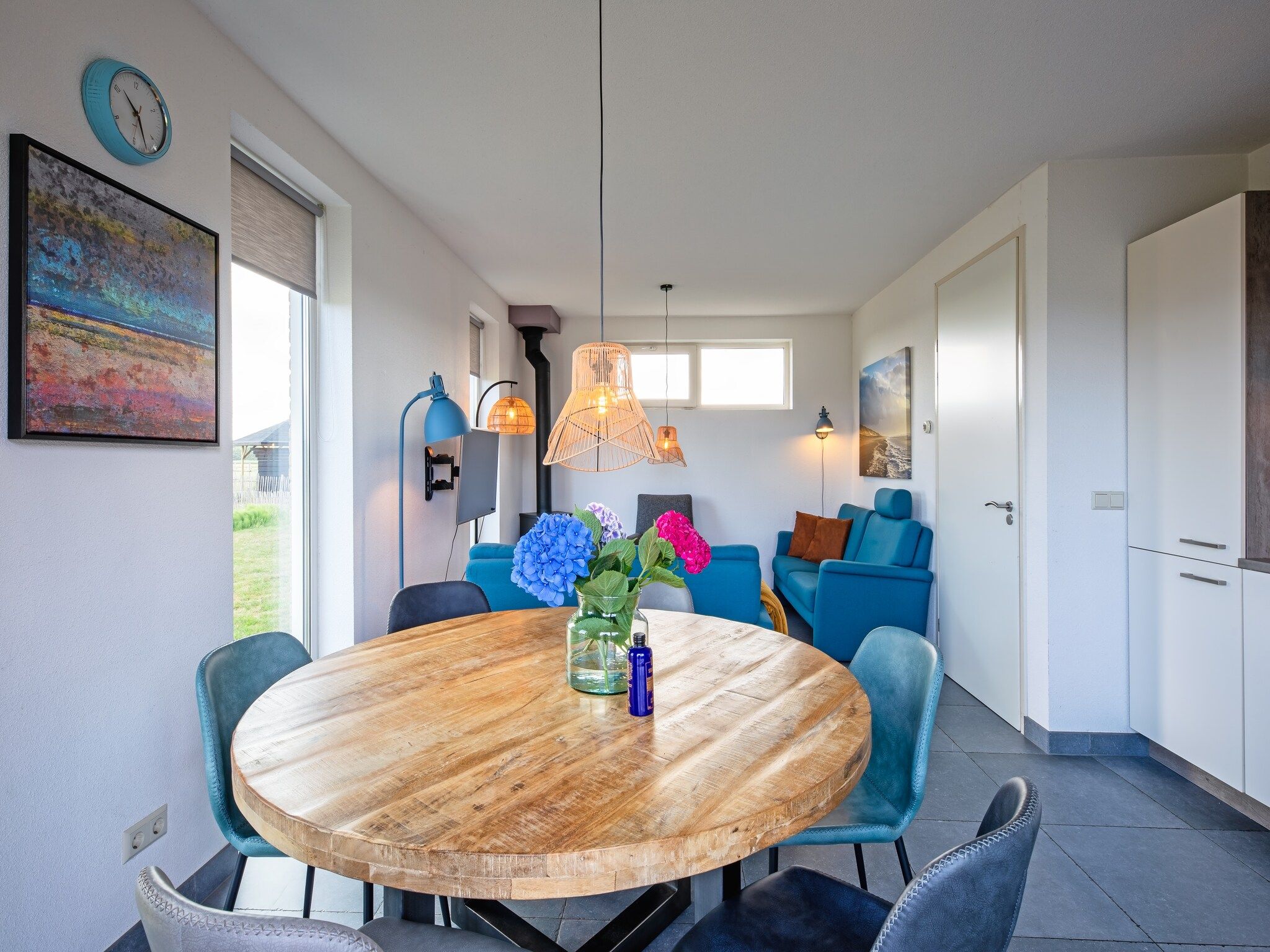 De woonkamer van Wulpenweid 12A in Den Burg