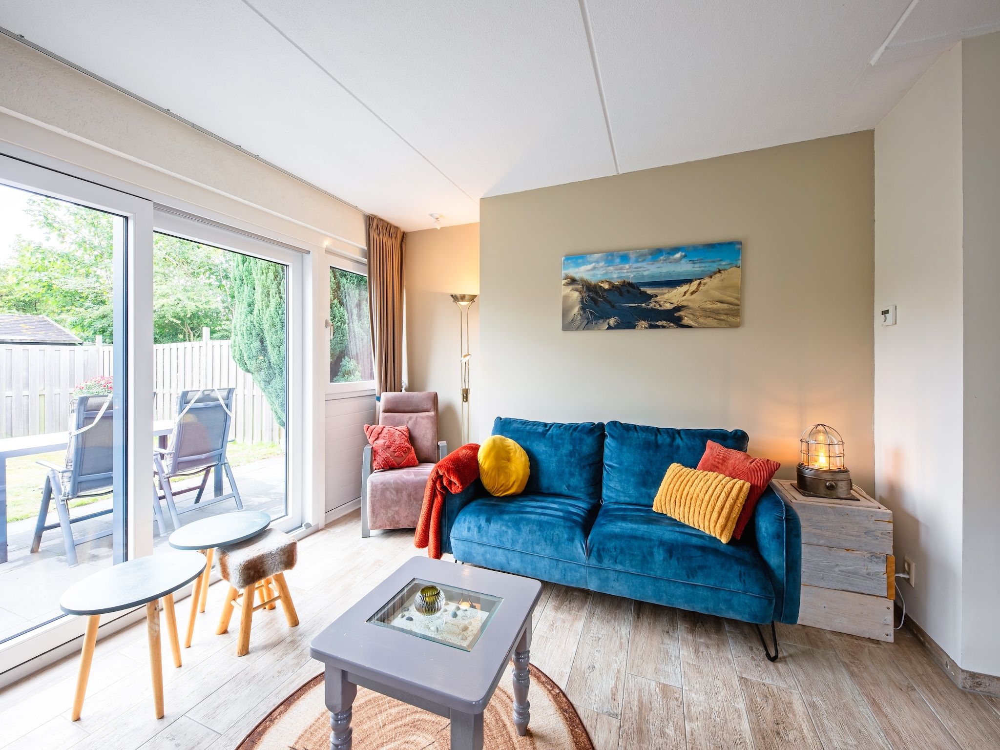 De woonkamer van Wulpenweid 14 in Den Burg