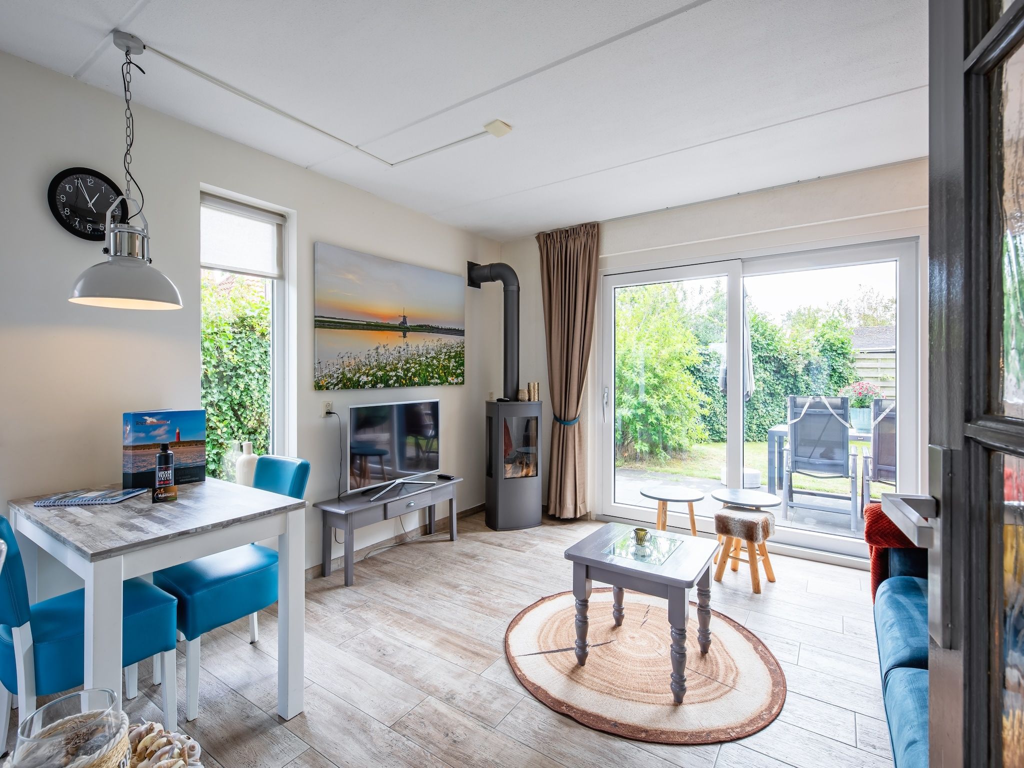 De woonkamer van Wulpenweid 14 in Den Burg