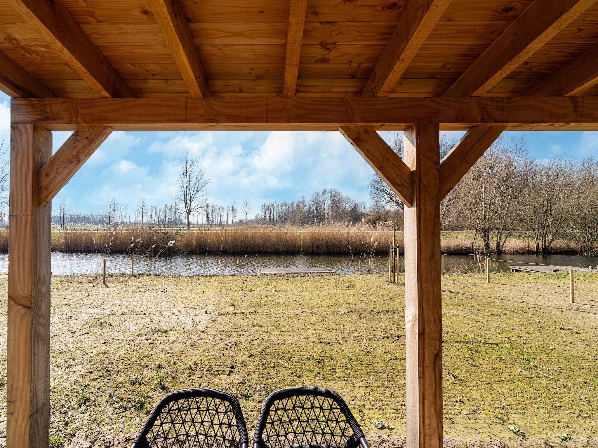 De tuin van Kuifduiker 124 in Simonshaven