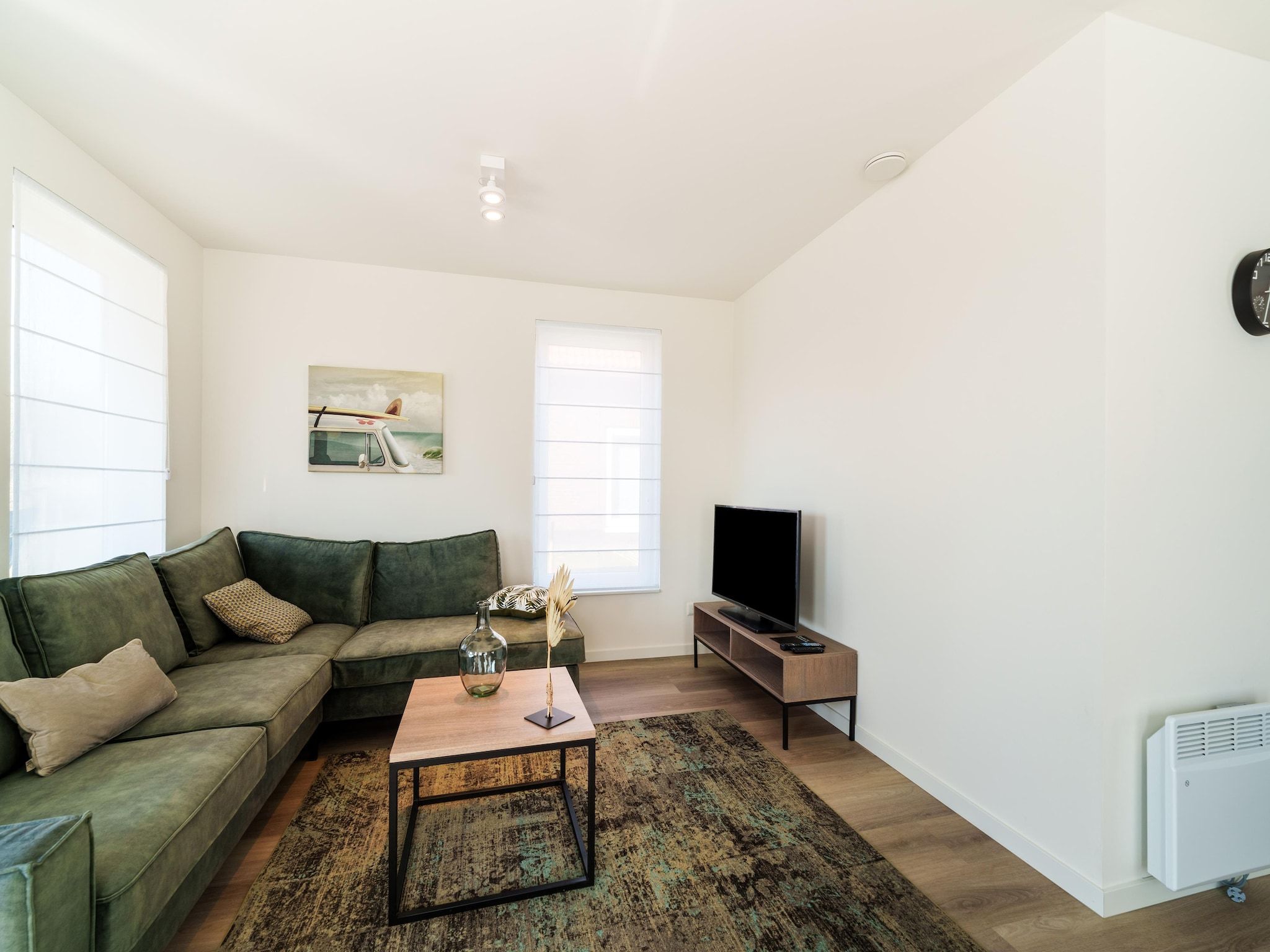 De woonkamer van Kuifduiker 124 in Simonshaven