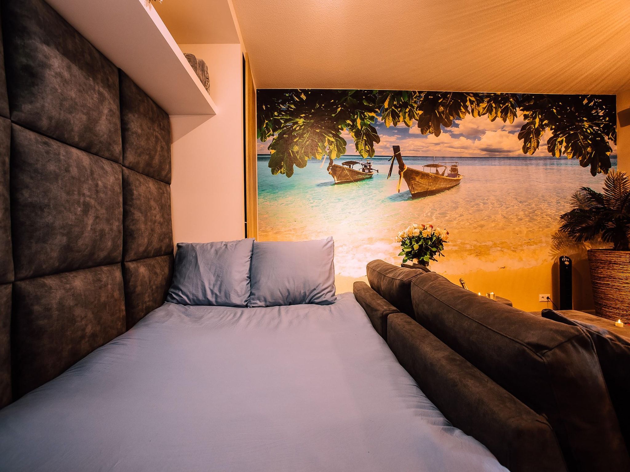 Een slaapkamer van Thermen Mi Casa in Culemborg