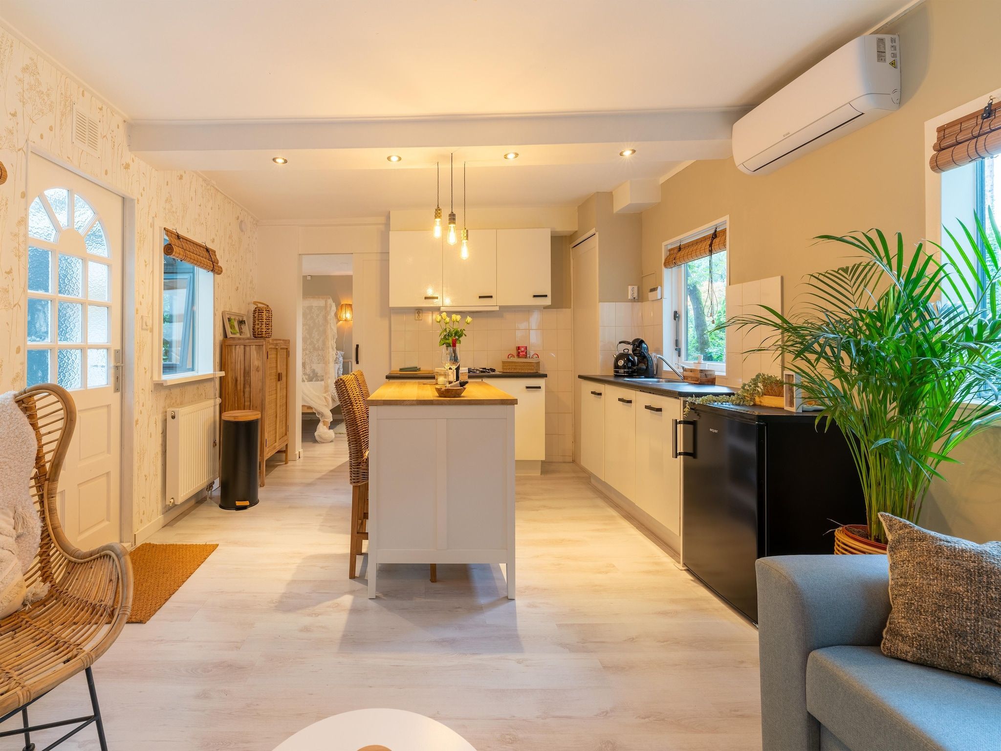 De keuken van Boshuisje Joy in Gelderland