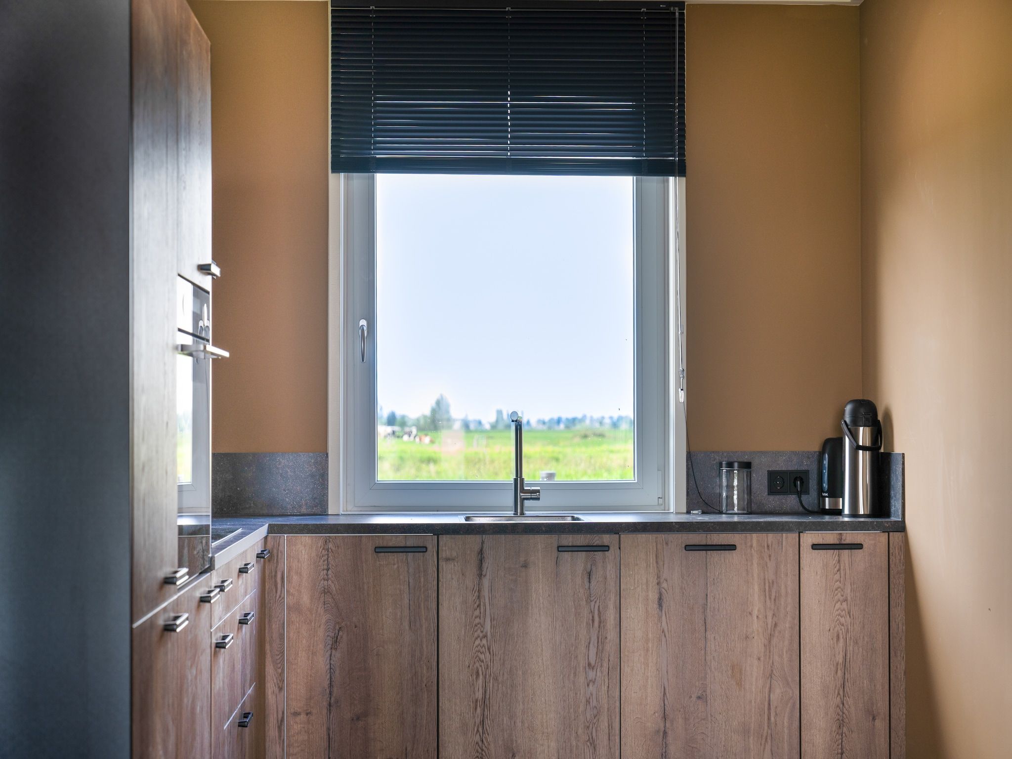 De keuken van 20 persoons villa in Leons