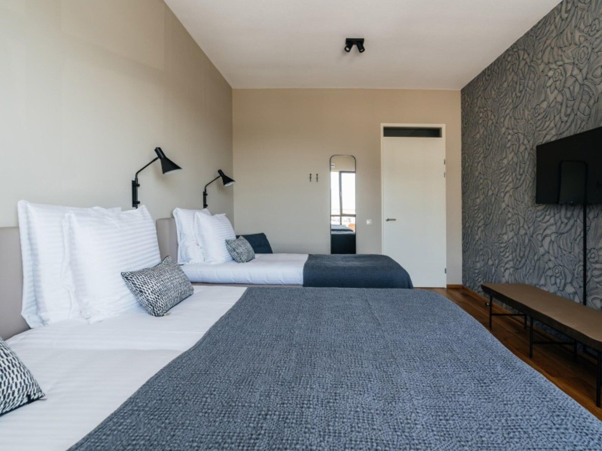 Een slaapkamer van Scheveningen Harbour 16 in Scheveningen